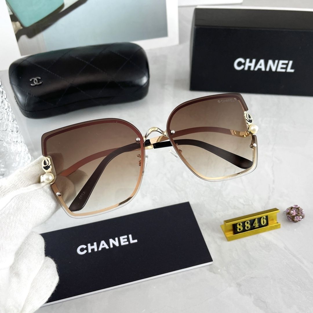 Sunglasses with the Box, SC25-8846 1107 1108 1109 1110 1111 - qinlai888