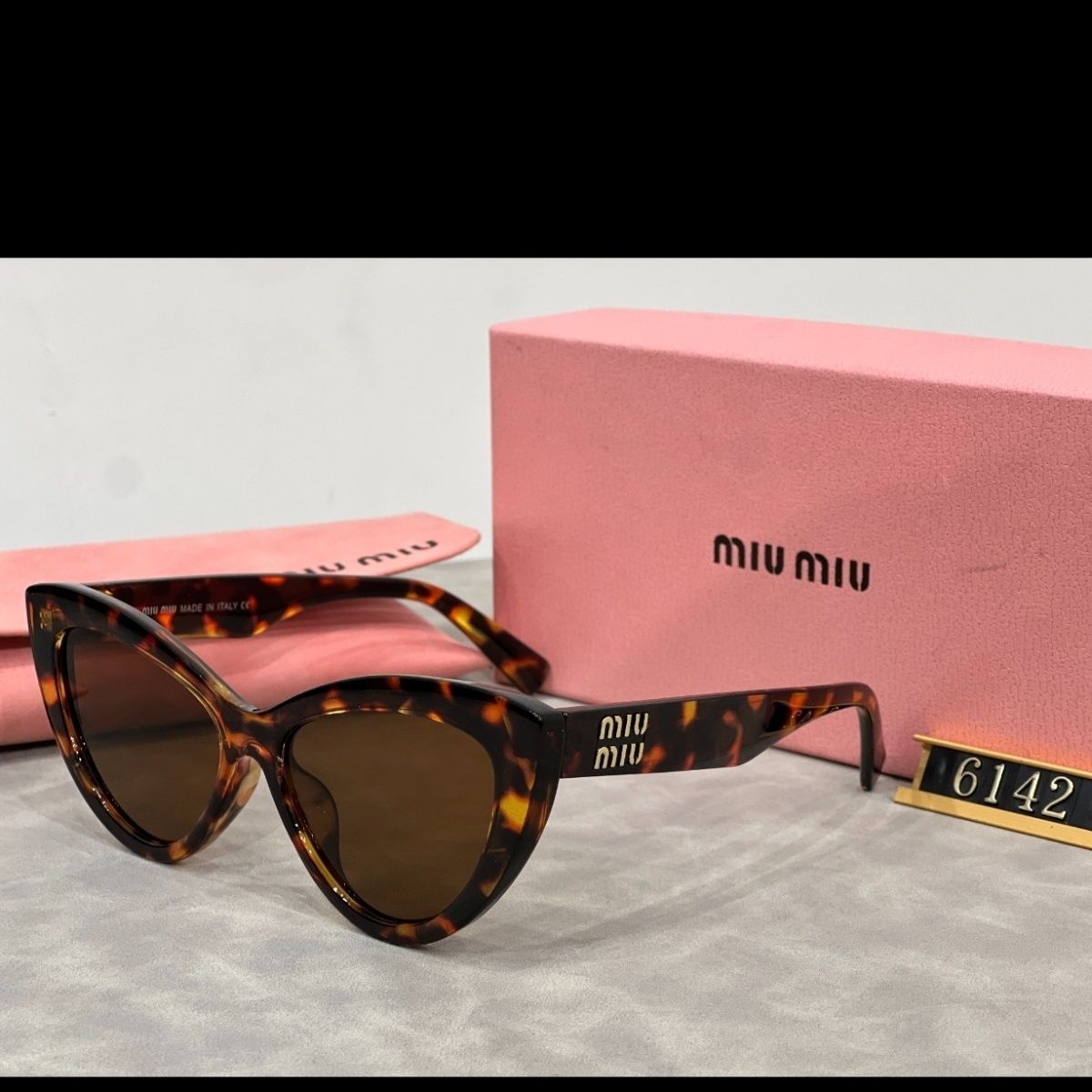 Sunglasses with the Box, SM23-6142 1096 1097 1098 1099 - qinlai888