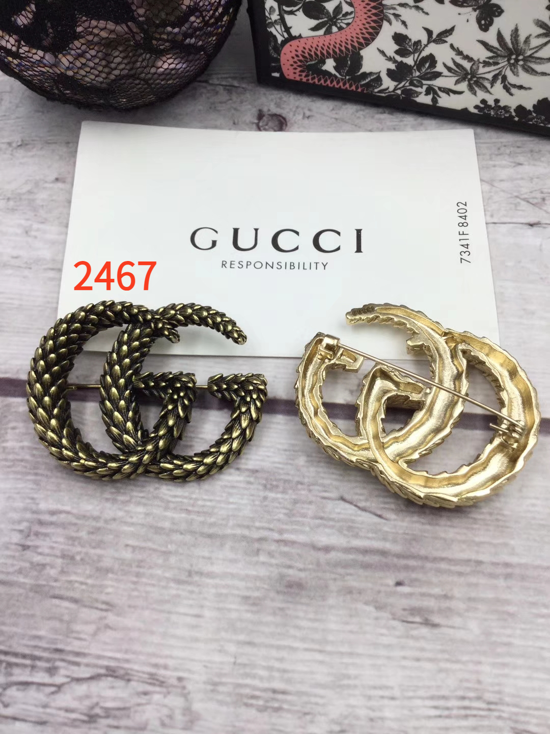 Brooch jewelry, no box, JG26 2466 2467 - qinlai888