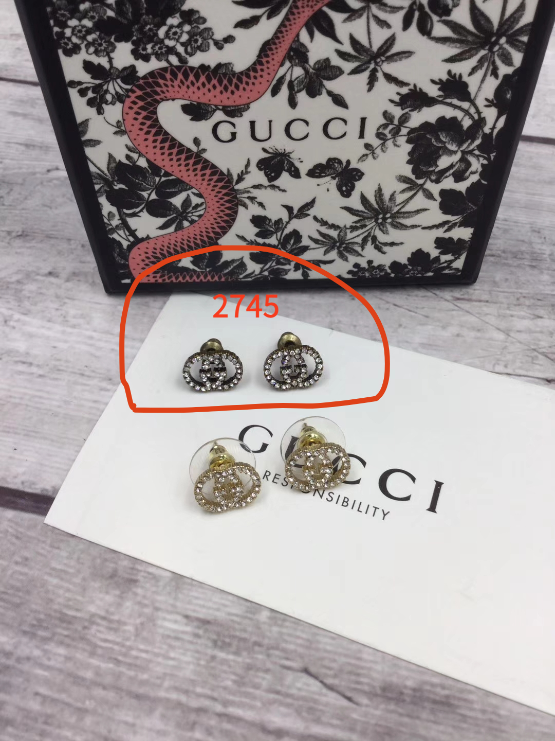 Earrings jewelry, no box, JG26 2744 2745 - qinlai888