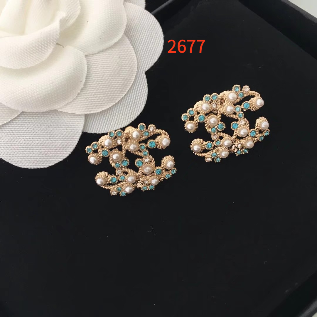 Earrings jewelry, no box, JC20 2677 2678 - qinlai888