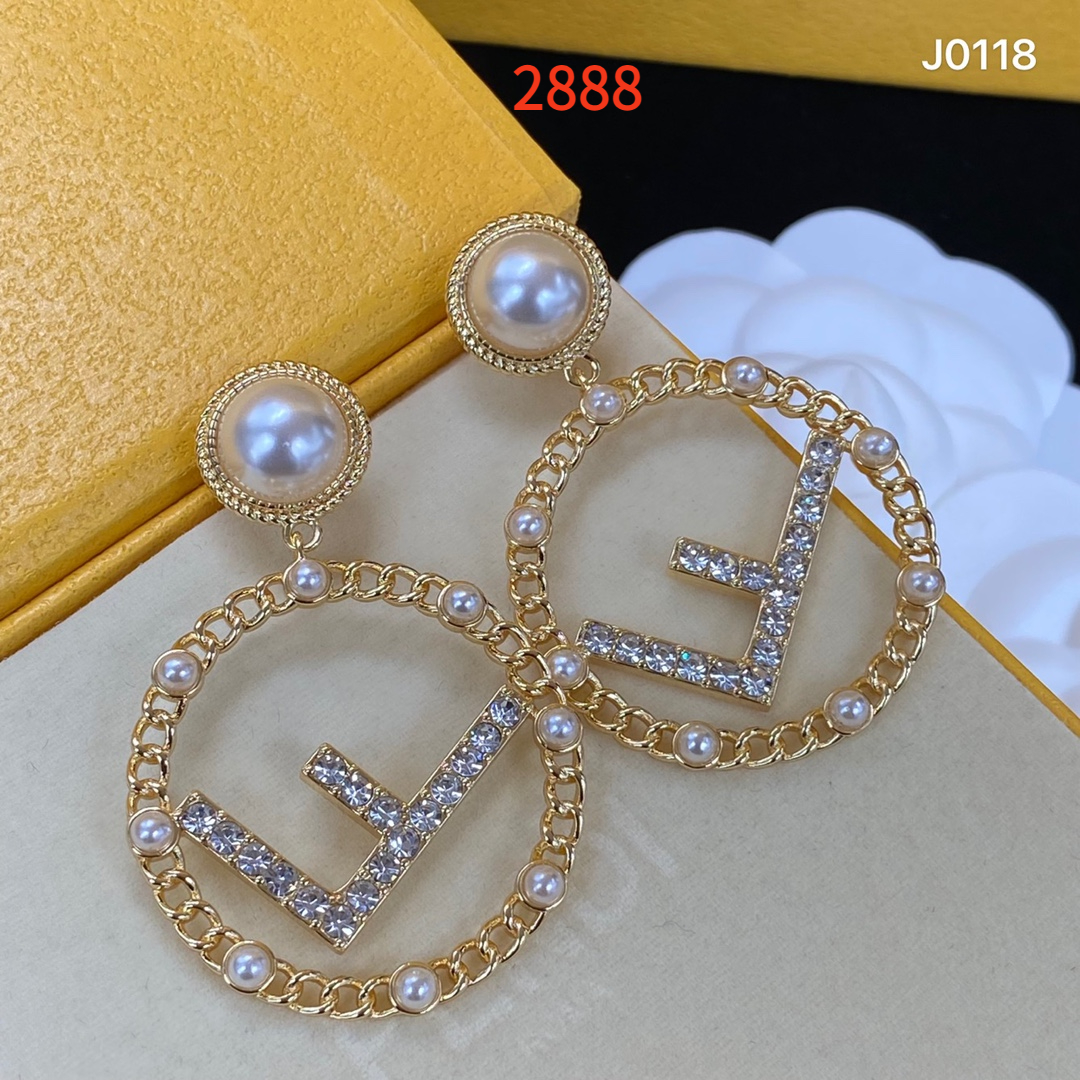 Earring jewelry, no box, JF22 2888 - qinlai888