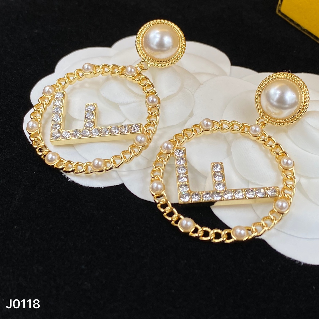 Earring jewelry, no box, JF22 2888 - qinlai888