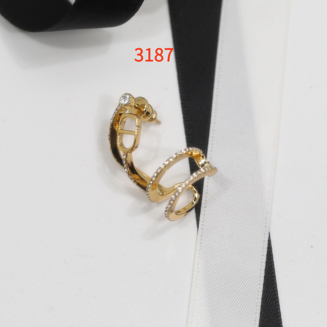 Earring jewelry, no box, JD15 3187-Single - qinlai888