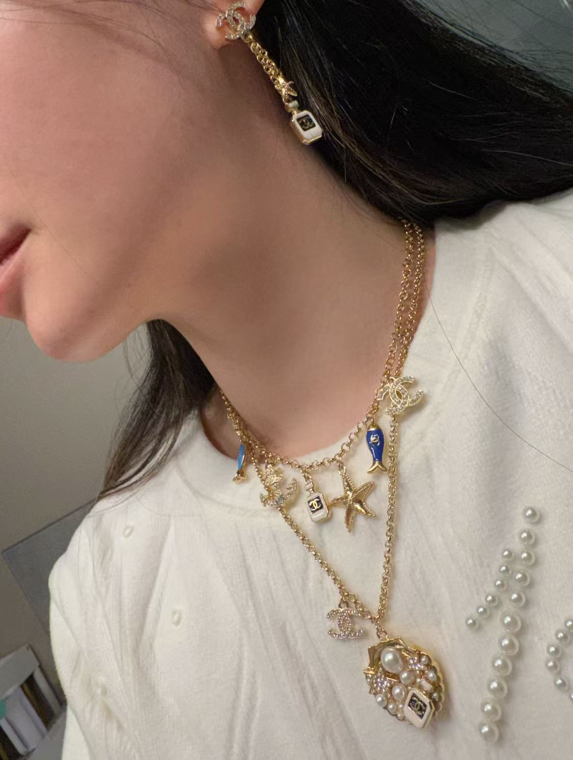 Earring jewelry, no box, JC18 3387 - qinlai888