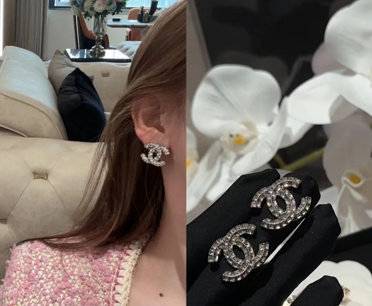 Earring jewelry, no box, JC17 3444 3445 - qinlai888