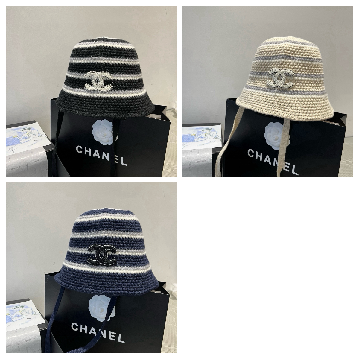 Hat without box, Size: 57cm, HC25 01021 01022 01023 - qinlai888