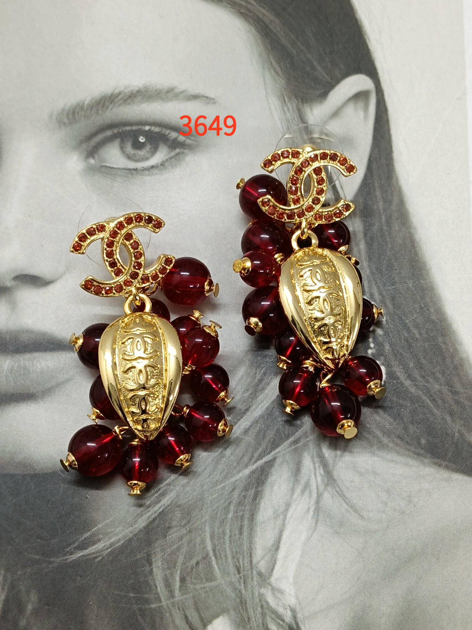 Earring jewelry, no box, JC25 3649 - qinlai888