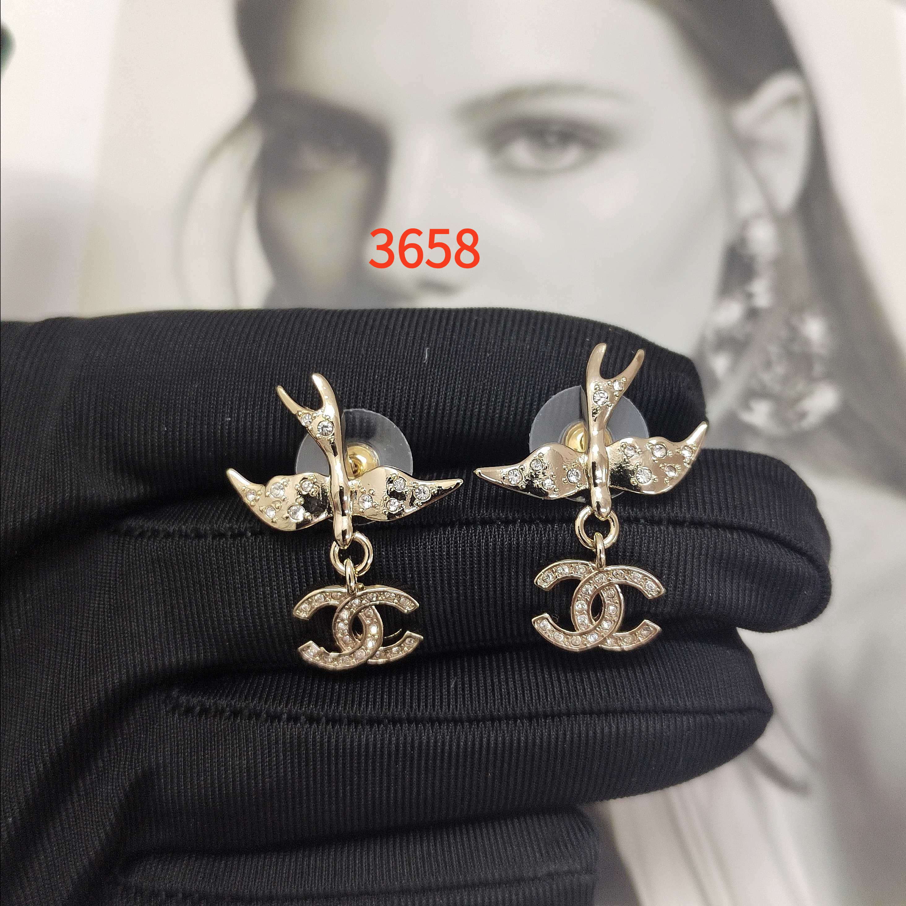 Earring jewelry, no box, JC20 3657 3658 - qinlai888