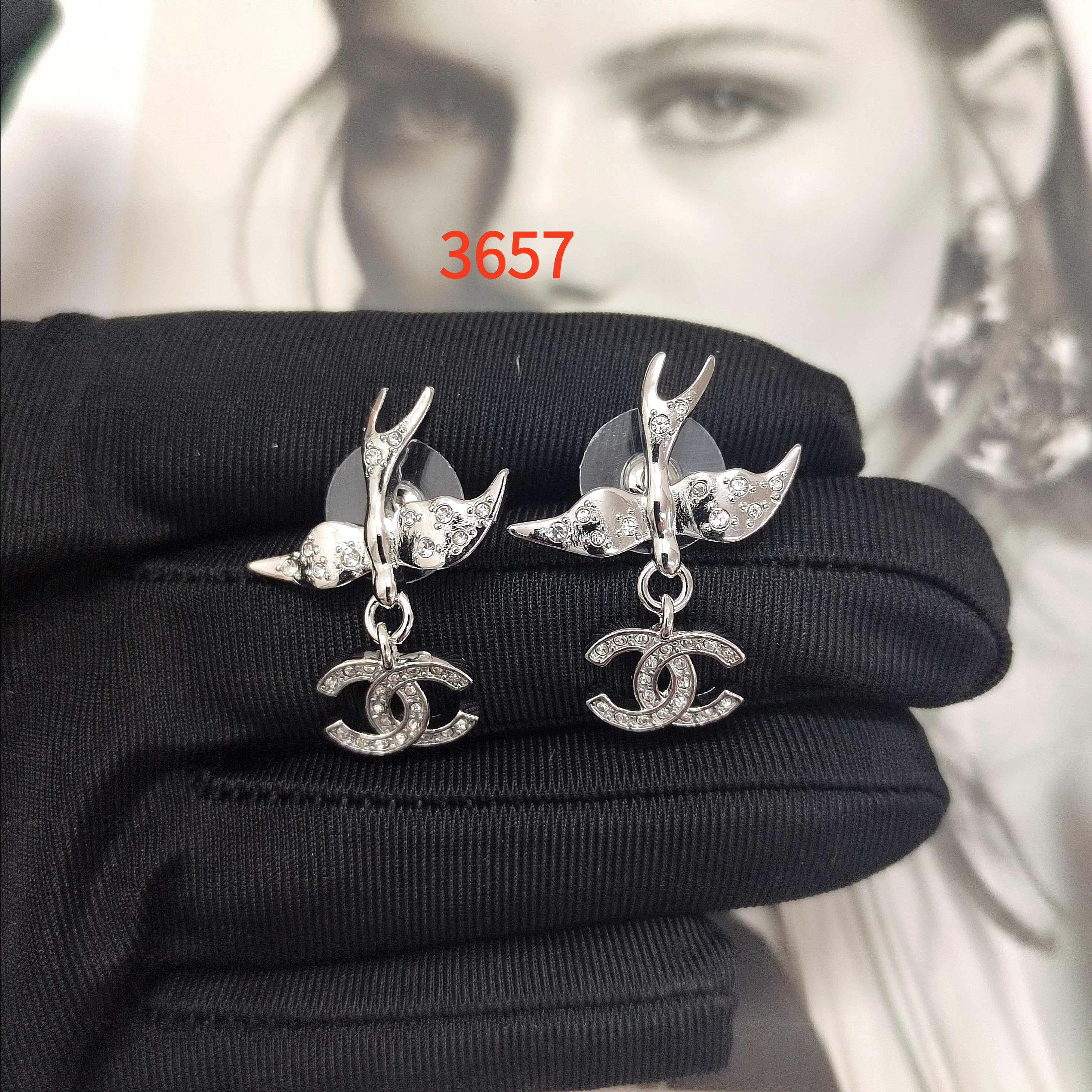 Earring jewelry, no box, JC20 3657 3658 - qinlai888