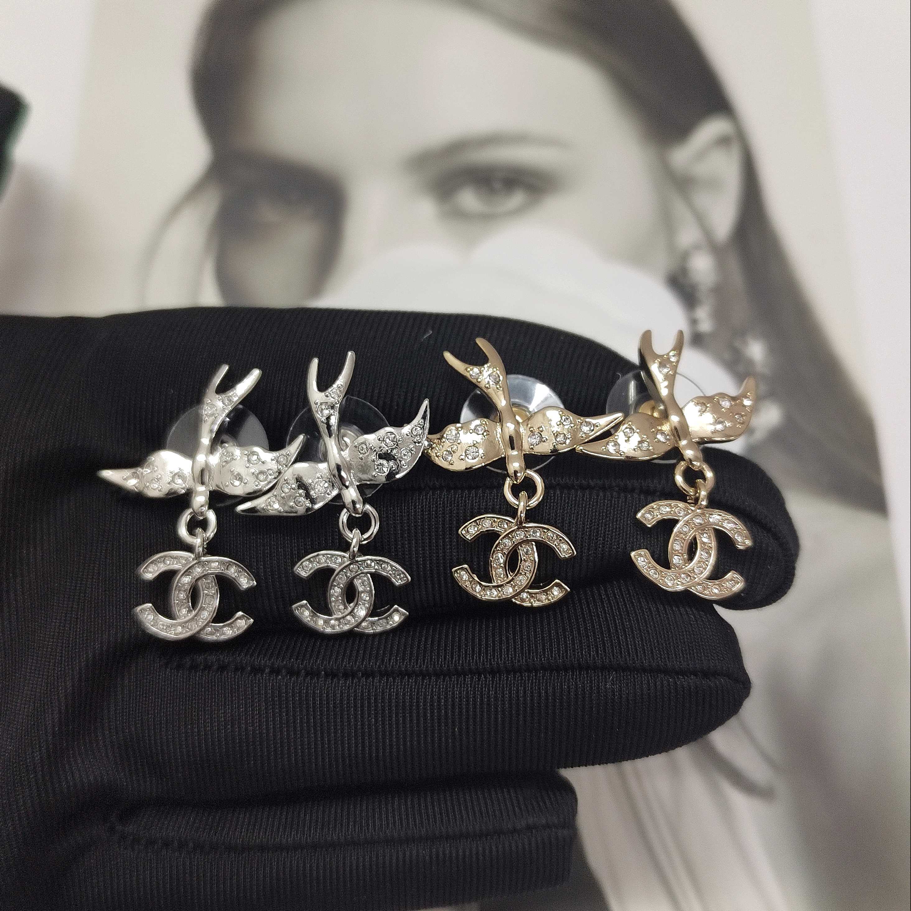 Earring jewelry, no box, JC20 3657 3658 - qinlai888