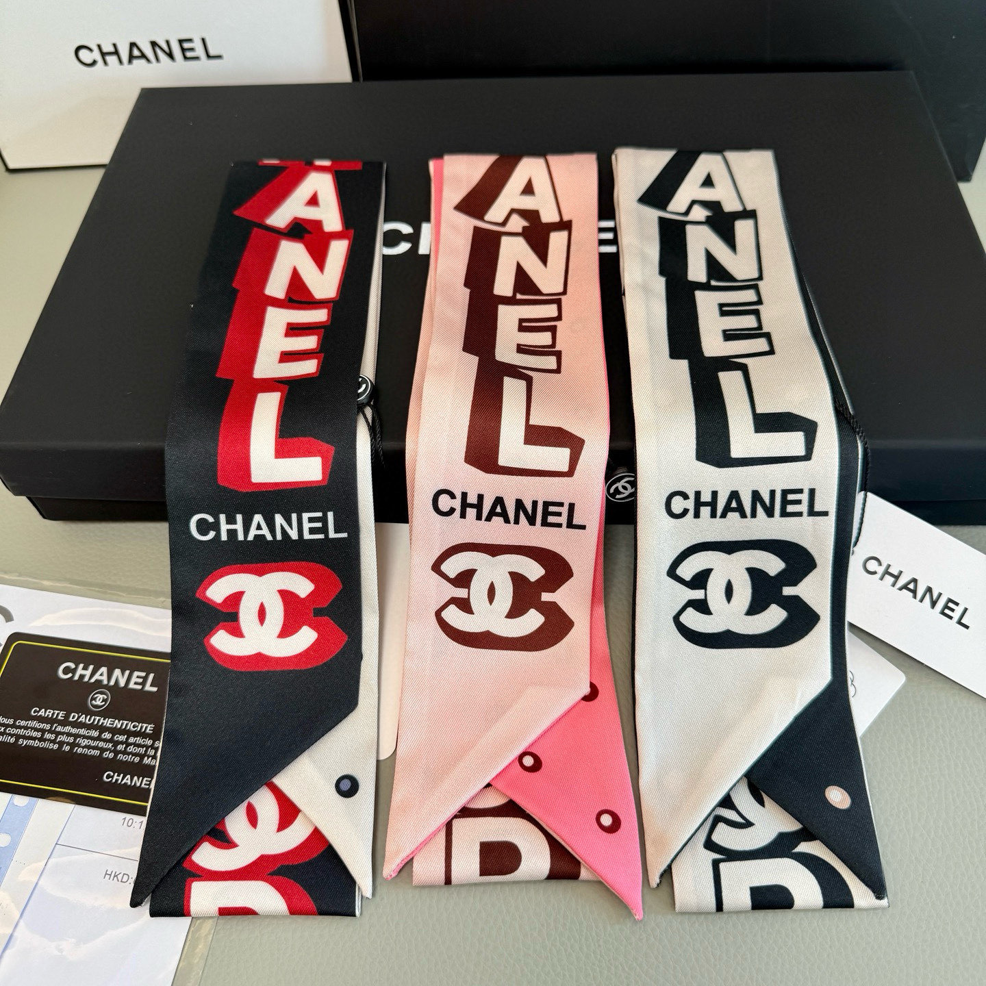 Luxury scarf, 6*120cm, without box, SC.23 01129 01130 01131 - qinlai888