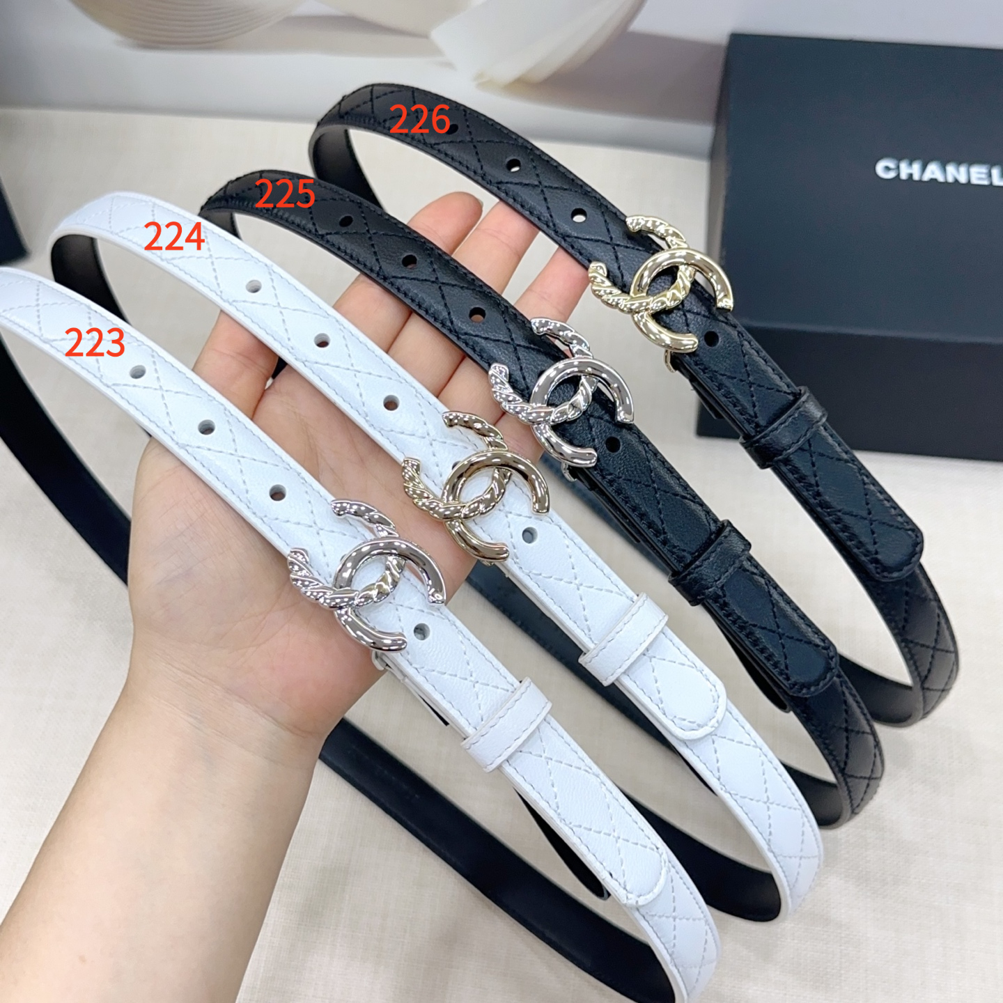 AAAA quality belt, 2.0cm wide, without box, CB59 223 224 225 226 - qinlai888