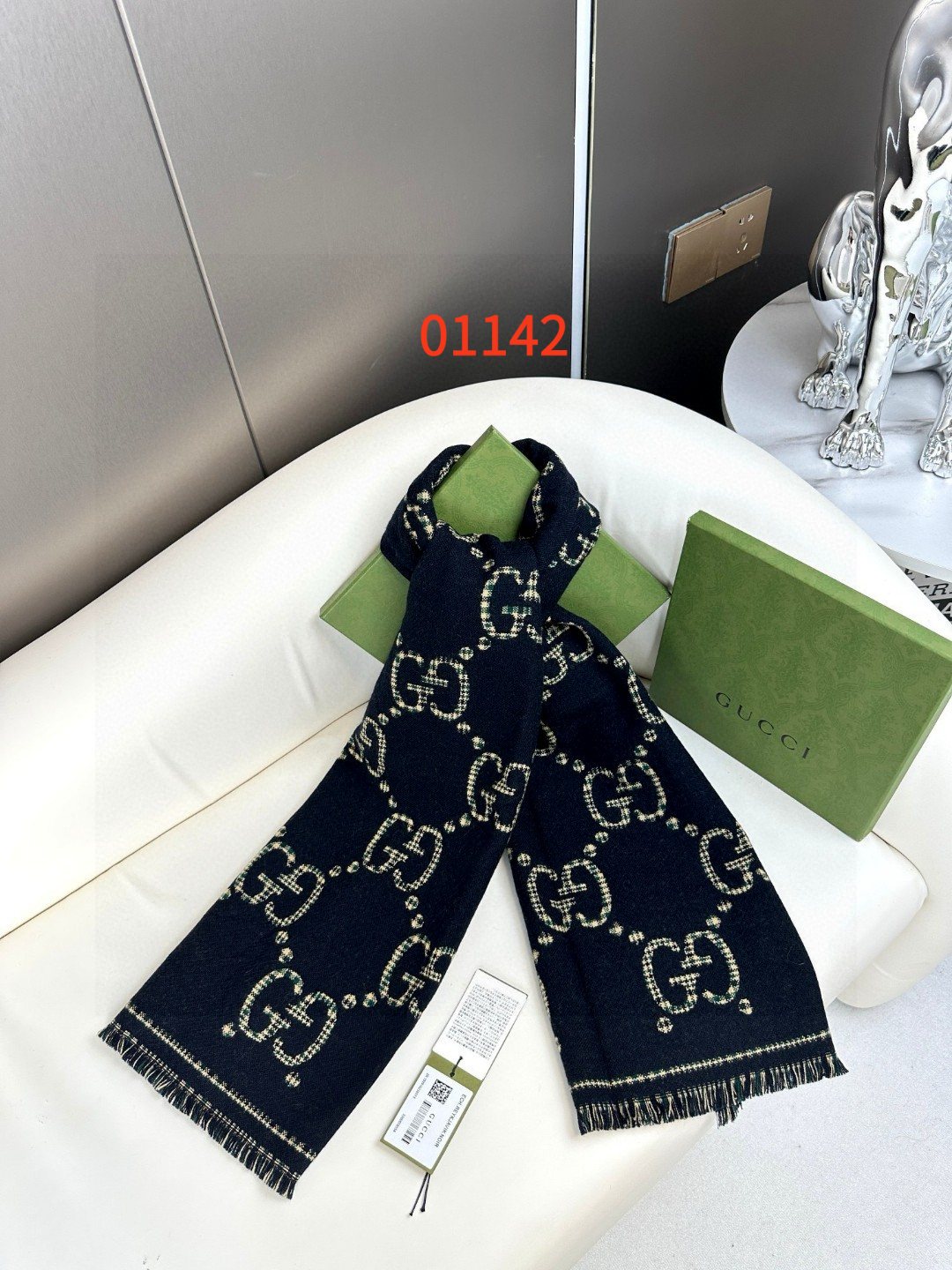 Luxury scarf, 47*180cm, without box, SG39 01142 01143 01144 - qinlai888