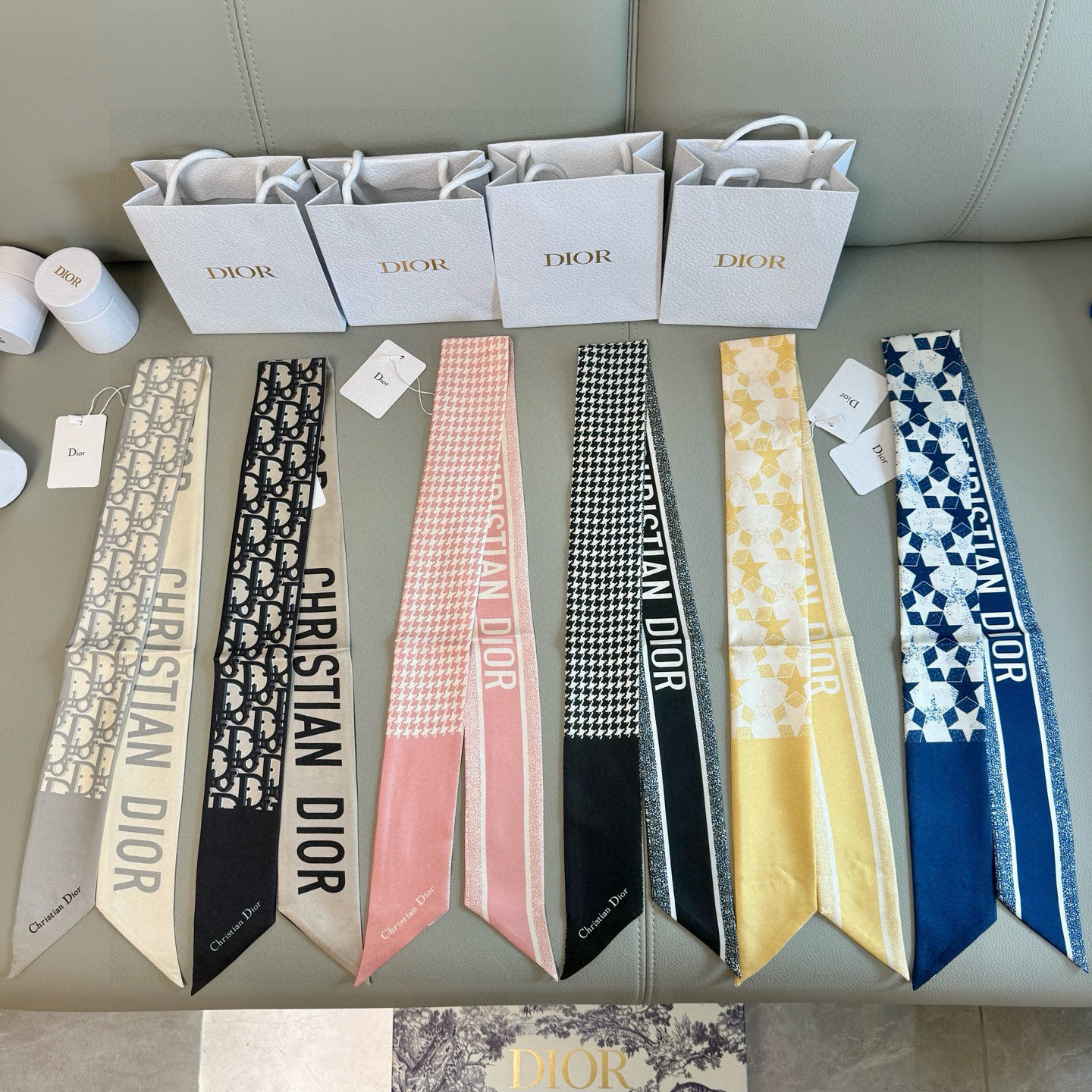 Luxury Scarf, 6*105cm, Without Box, SD23 01138 01139 - qinlai888