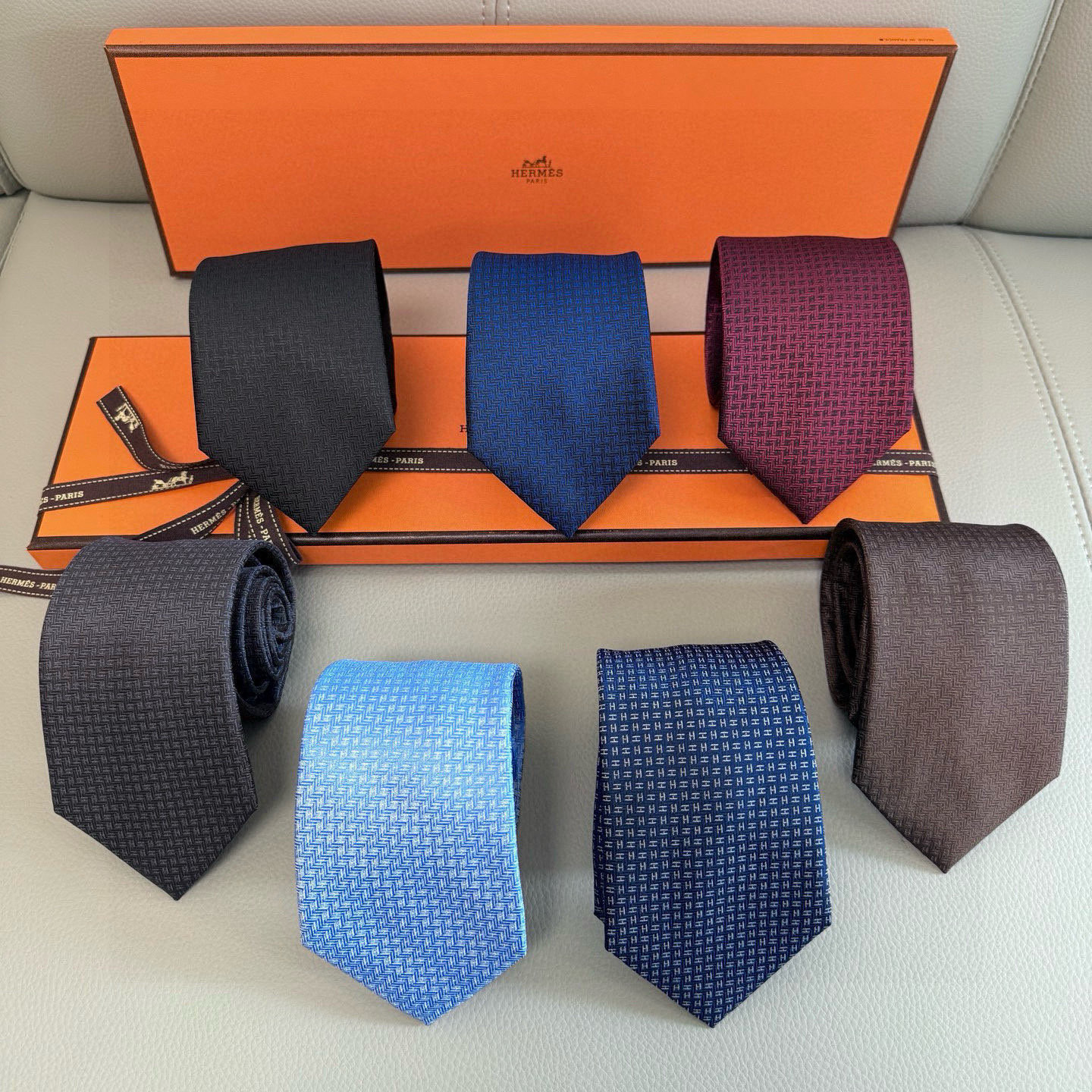 Luxury tie, without box, SH28 01043 01044 01045 01046 01047 01048 01049 - qinlai888