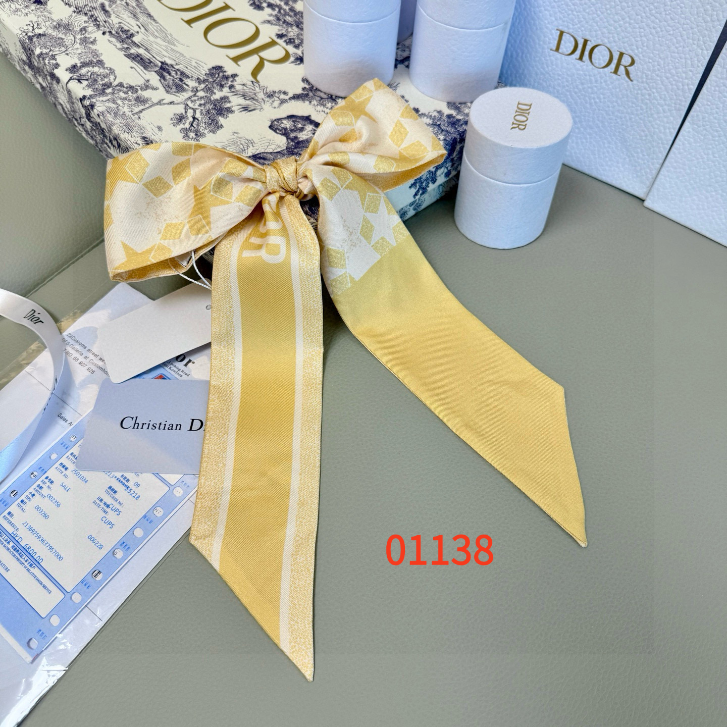 Luxury Scarf, 6*105cm, Without Box, SD23 01138 01139 - qinlai888