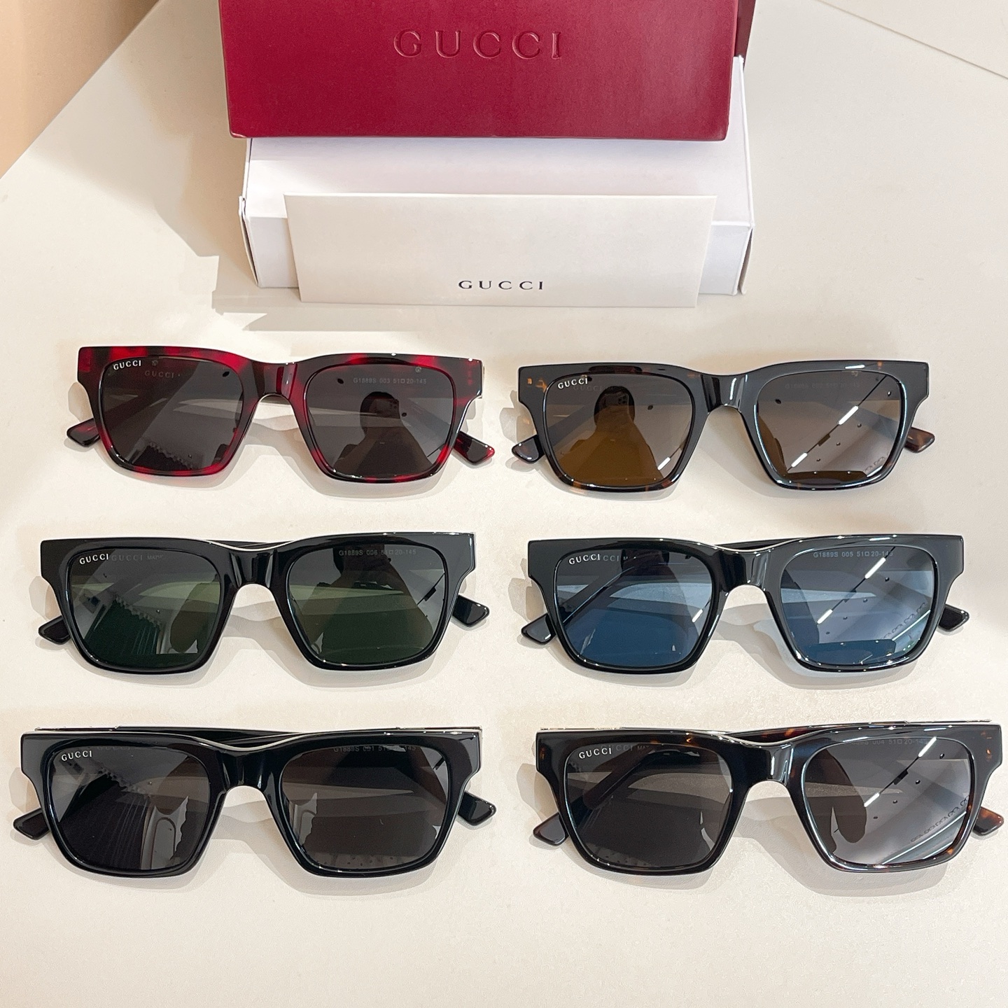 Sunglasses with the Box, SG47-GG1899S 1191 1192 1193 1194 1195 1196 - qinlai888