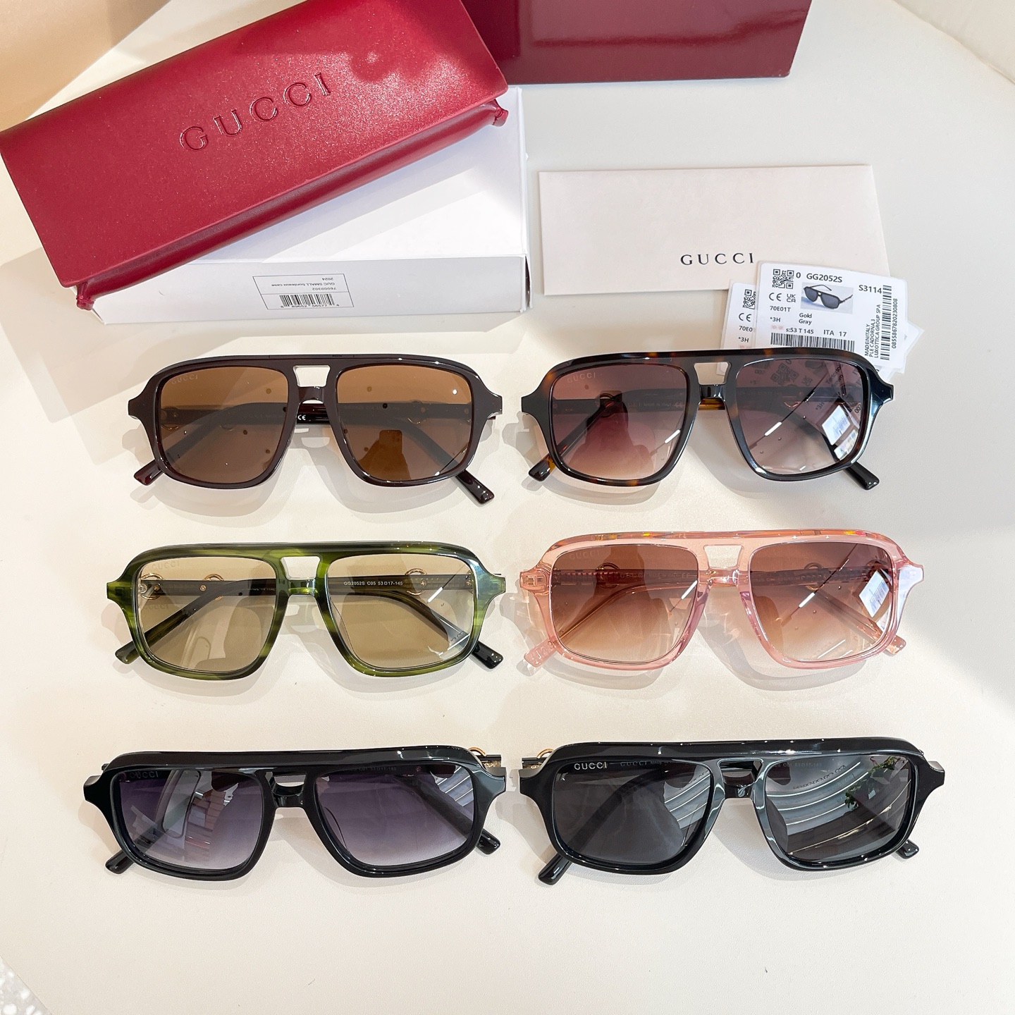 Sunglasses with the Box, SG48-GG2052S 1185 1186 1187 1188 1189 1190 - qinlai888