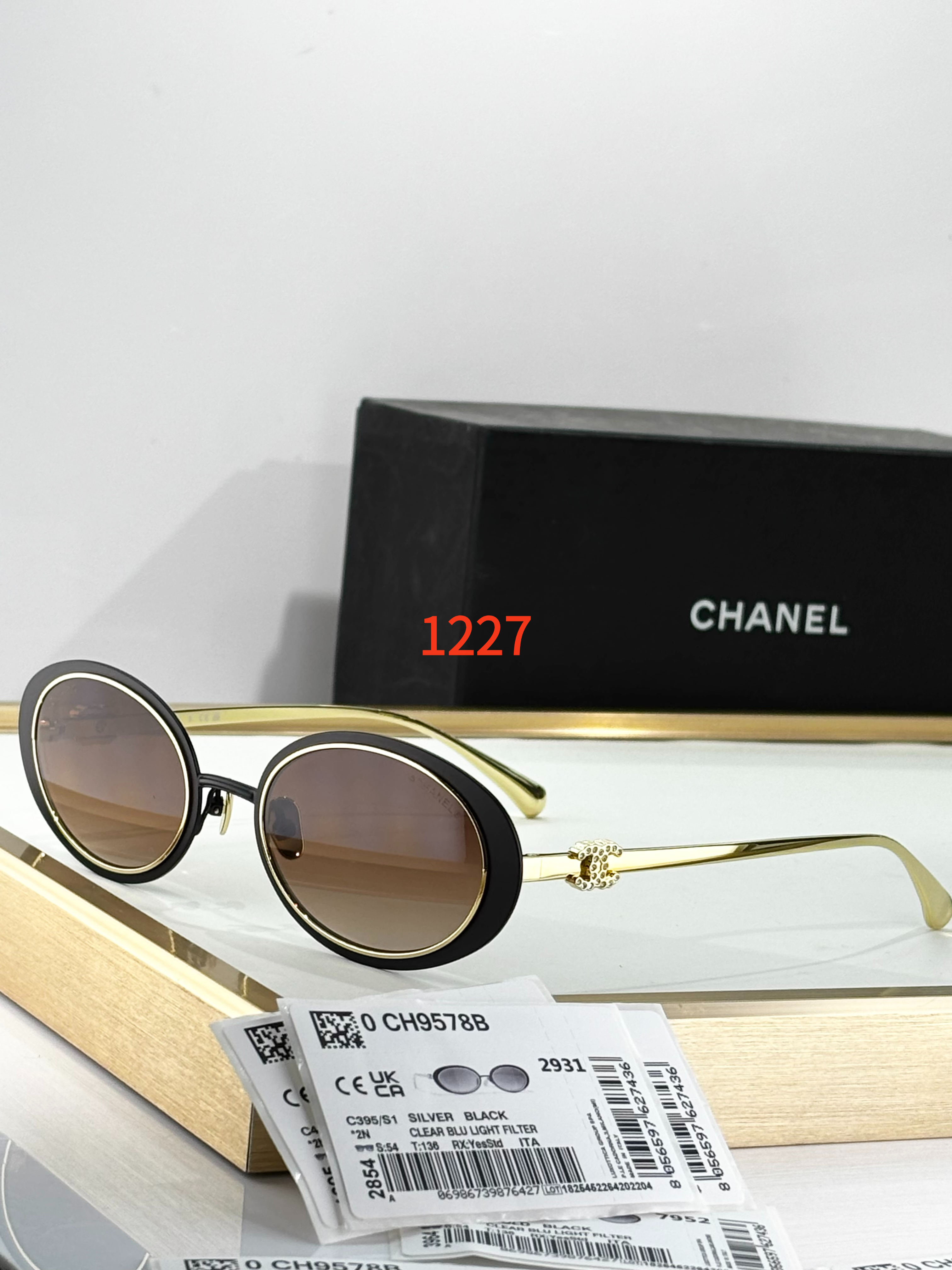 Sunglasses with the Box, SC64-9578B 1223 1224 1225 1226 1227 1228 1229 - qinlai888