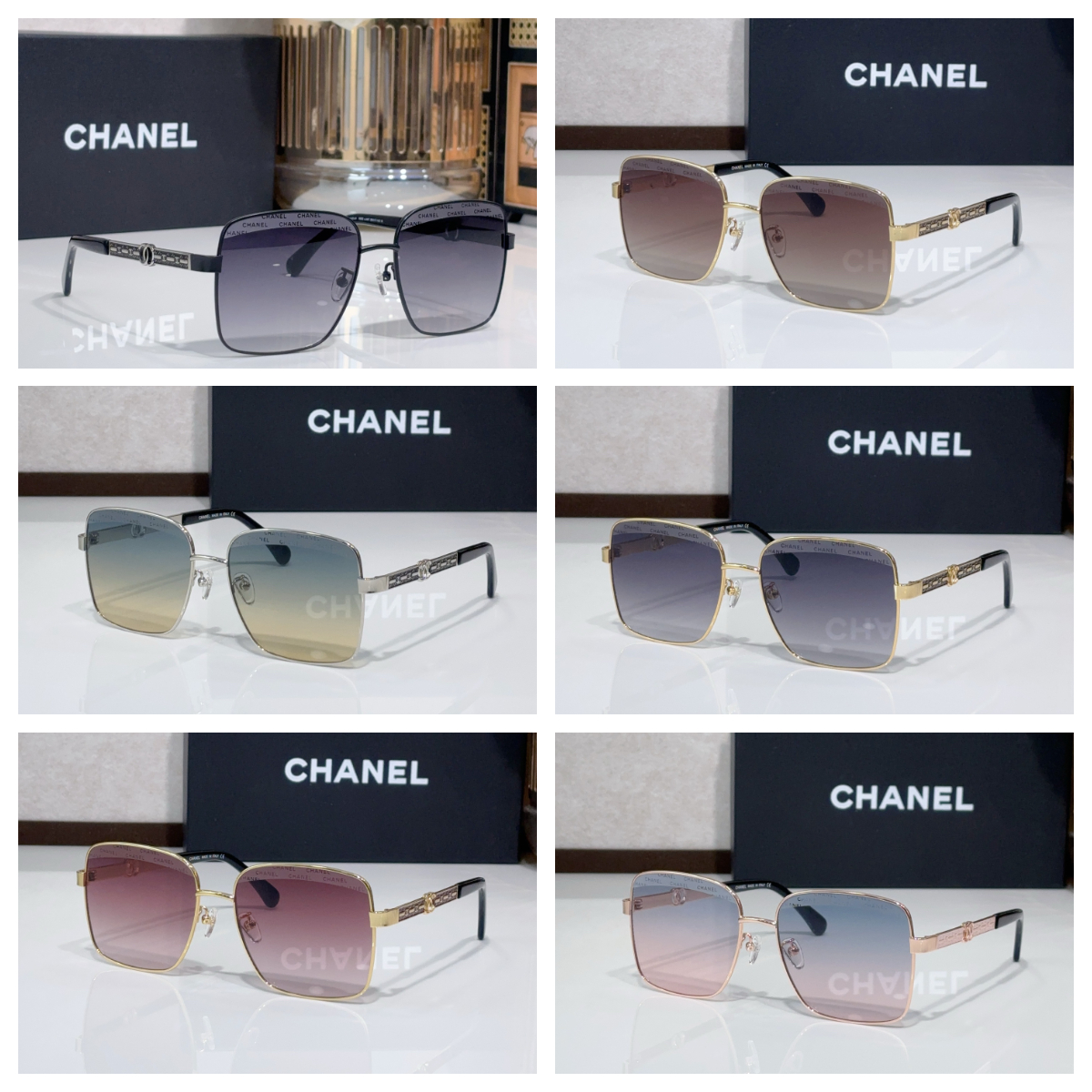 Sunglasses with the Box, SC55-CH5002 1250 1251 1252 1253 1254 1255 1256 - qinlai888