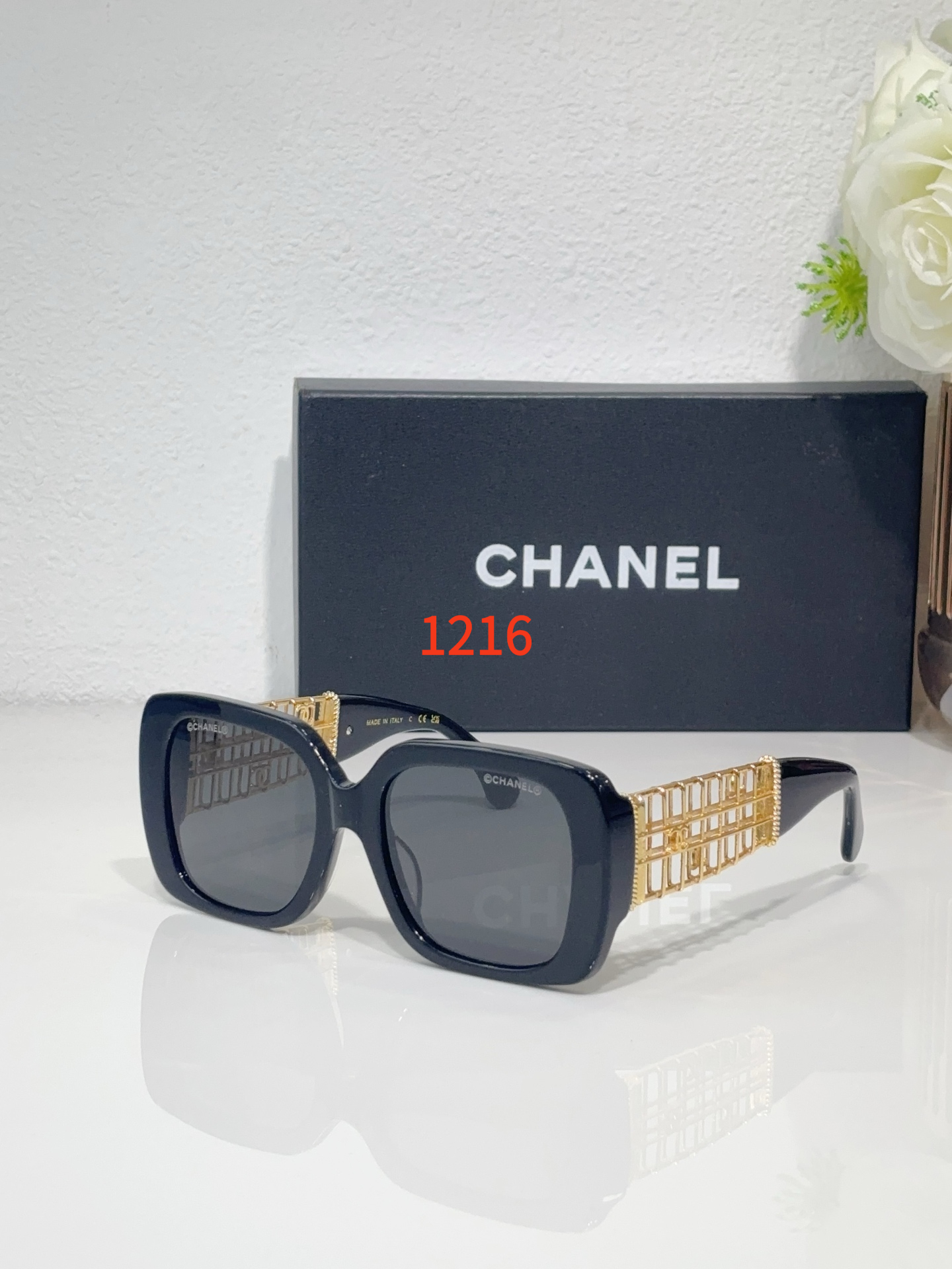 Sunglasses with the Box, SC65-CH9171 1216 1217 1218 1219 1220 1221 1222 - qinlai888