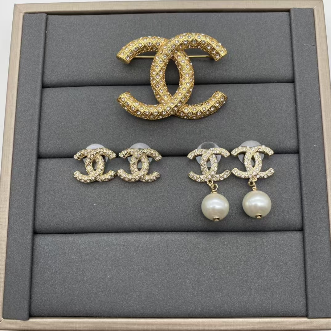 Earring&Brooch jewelry, no box, JC22 3972 3973 3974 - qinlai888