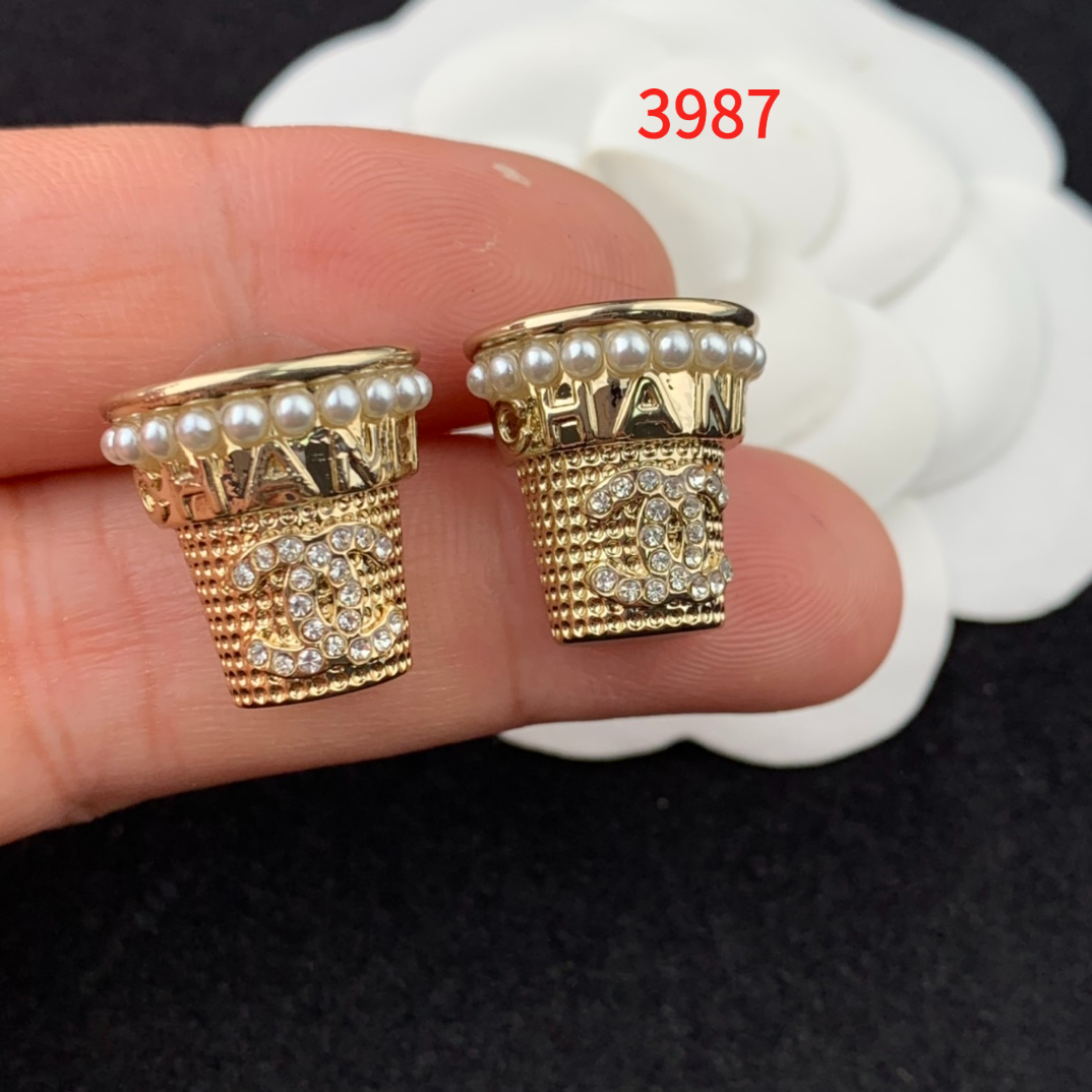 Earring jewelry, no box, JC22 3986 3987 - qinlai888