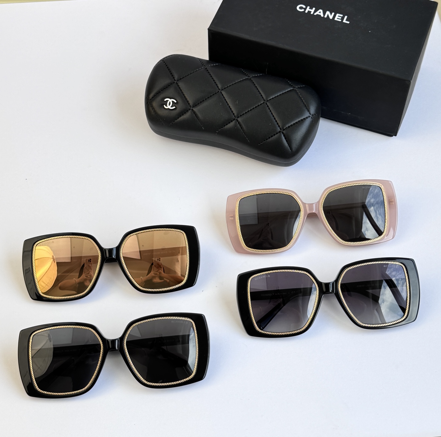 Sunglasses with the Box,9157,SC48 1323 1324 1325 1326 - qinlai888