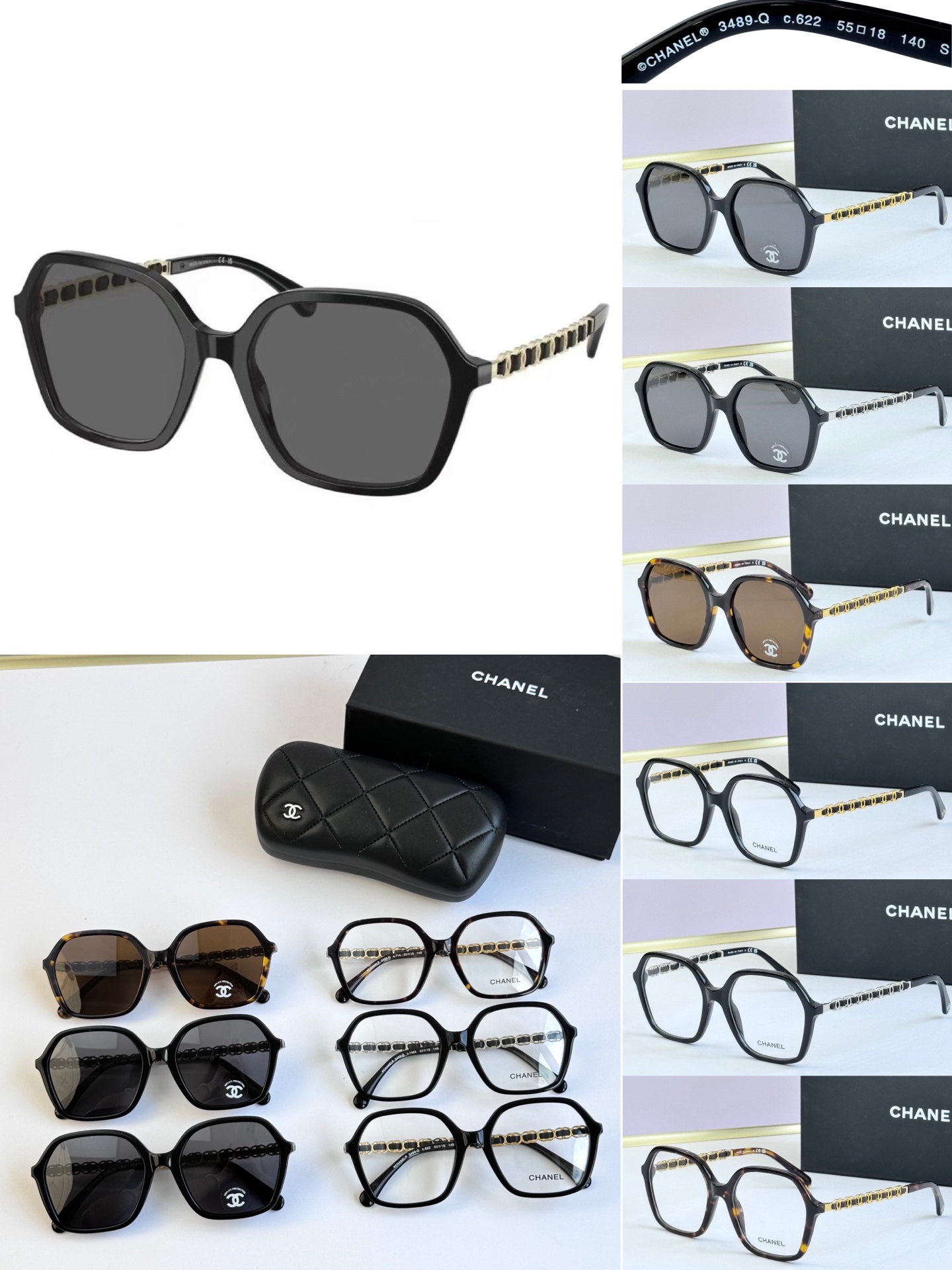 Sunglasses with the Box,3489,SC47 1327 1328 1329 1330 1331 1332 - qinlai888