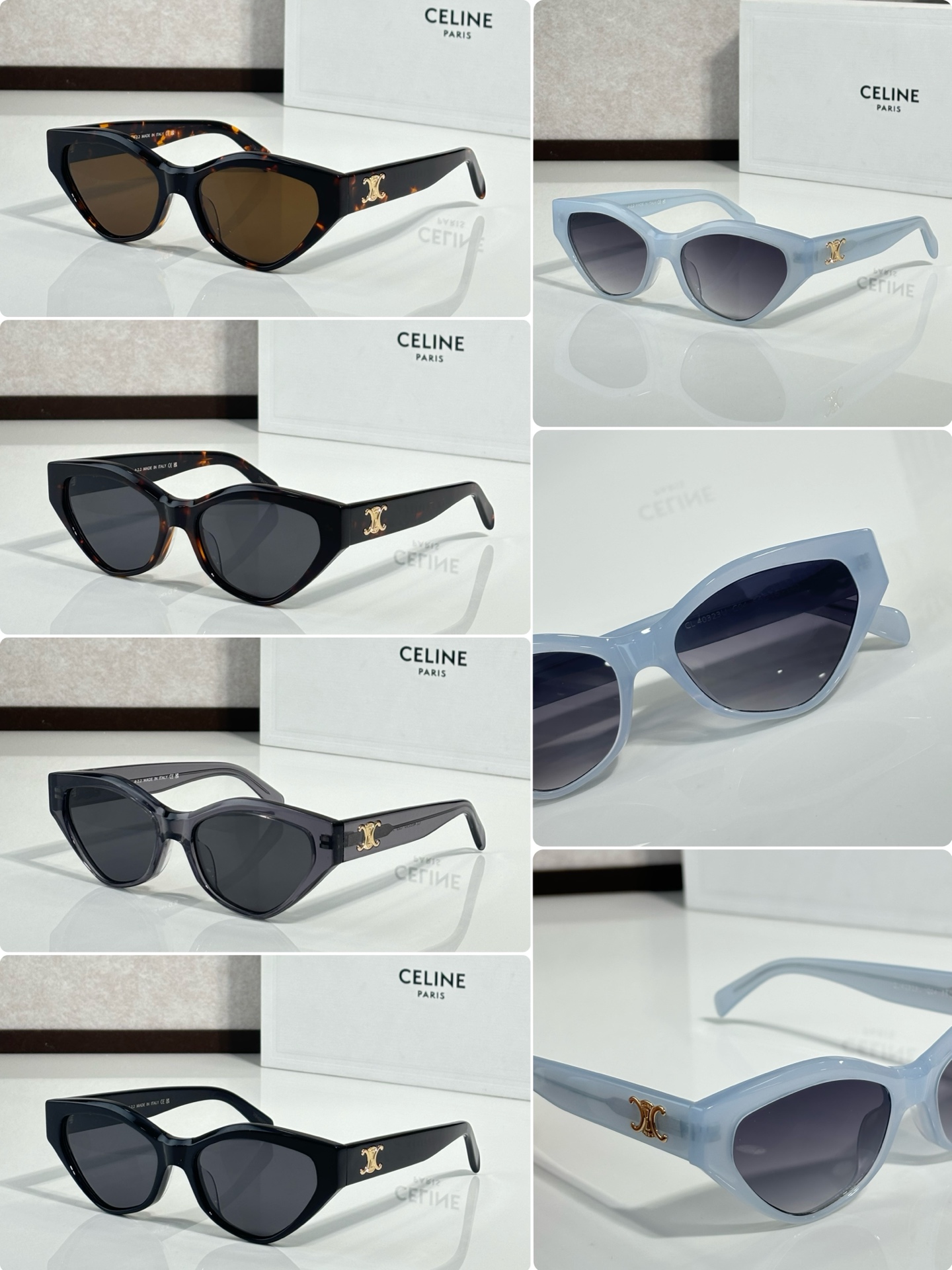 Sunglasses with the Box, 40323U, S*C47 1459 1460 1461 1462 1463 - qinlai888