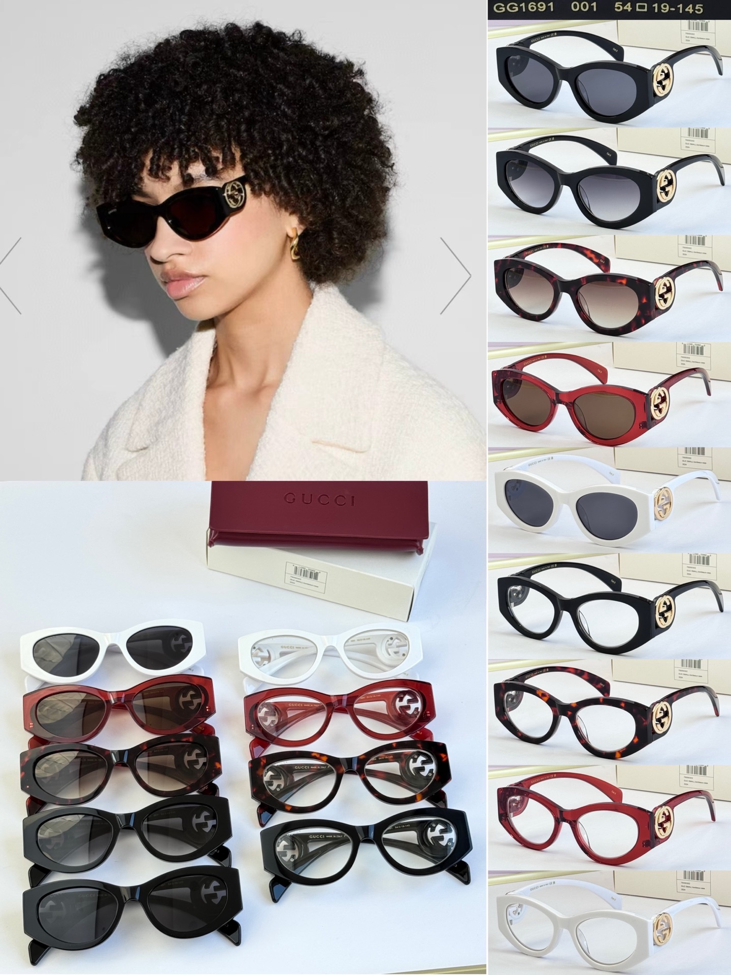 Sunglasses with the Box, 1691S, SG45 1584 1585 1586 1587 1588 1589 1590 1591 1592 - qinlai888