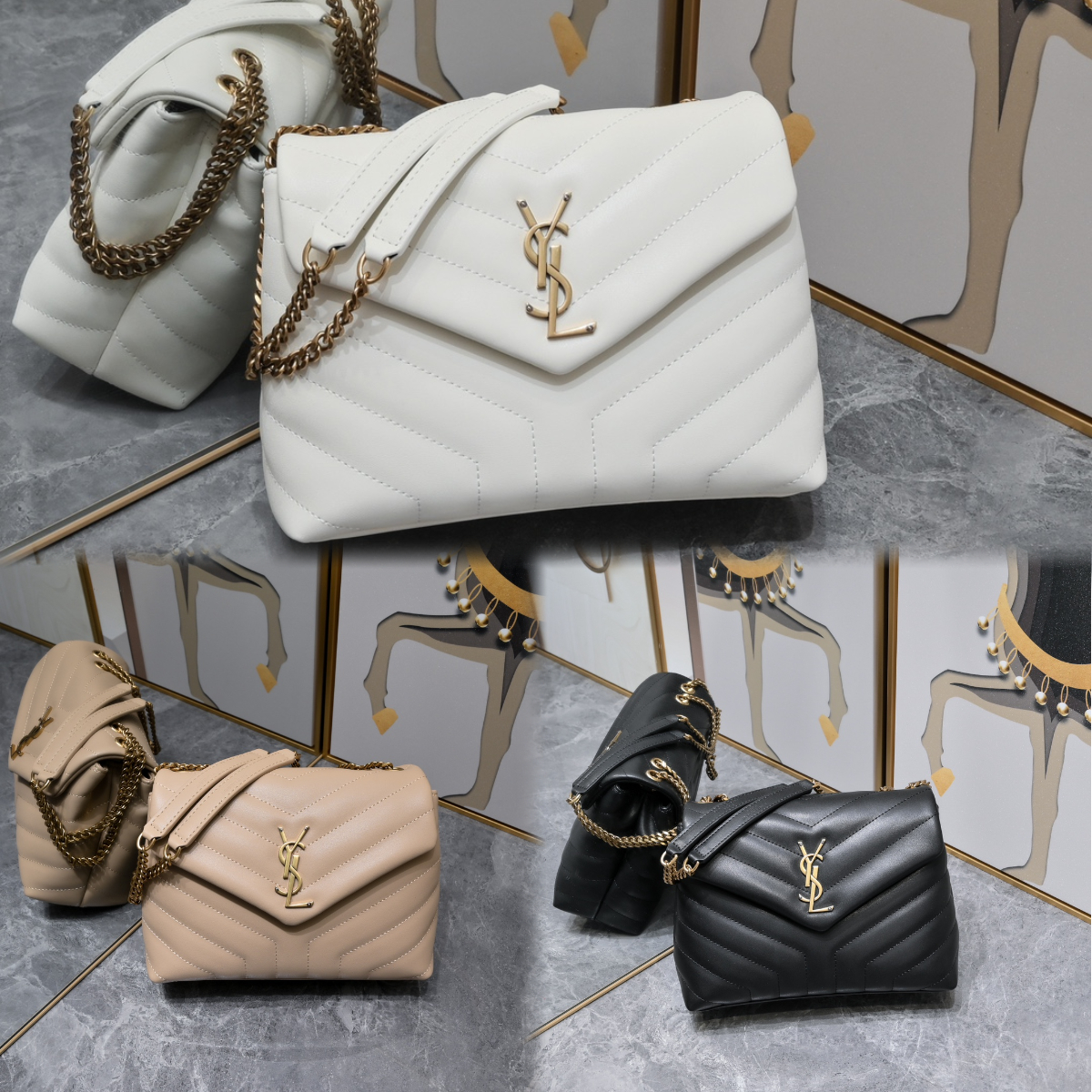 AAA Quality Bag, No Box, 1964, Size:24cm, BY162 413 414 415 - qinlai888