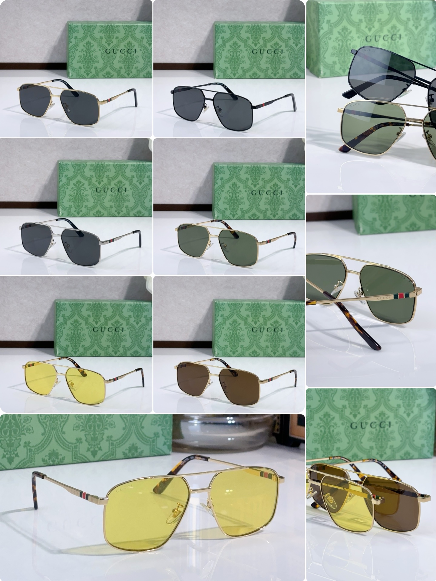 Sunglasses with the Box, GG1676S, SG45 1693 1694 1695 1696 1697 1698 - qinlai888