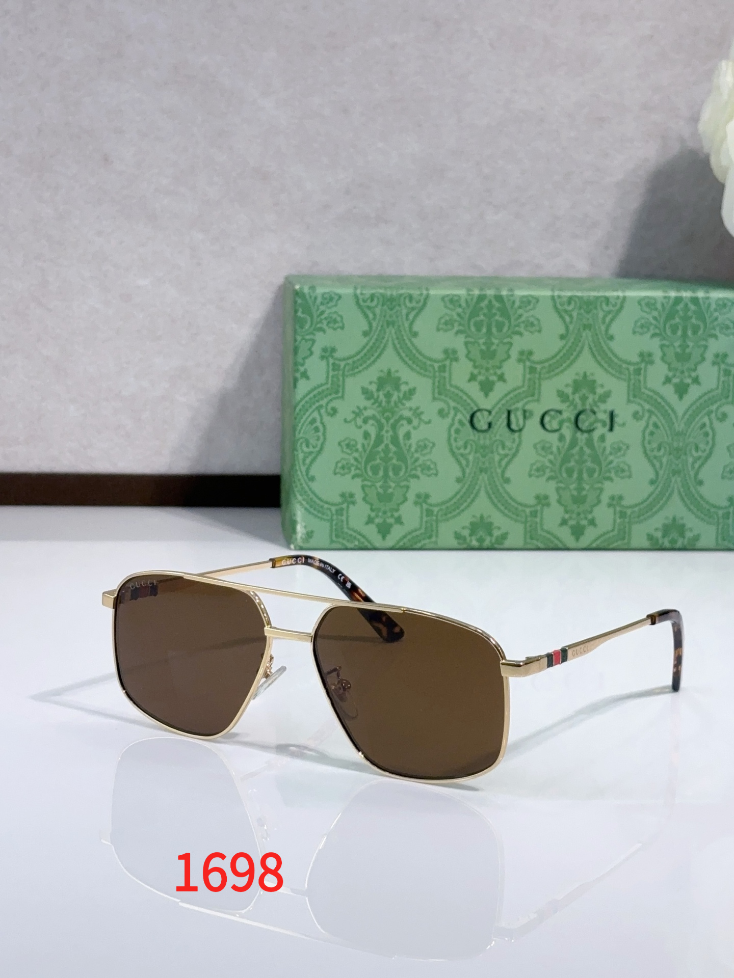 Sunglasses with the Box, GG1676S, SG45 1693 1694 1695 1696 1697 1698 - qinlai888