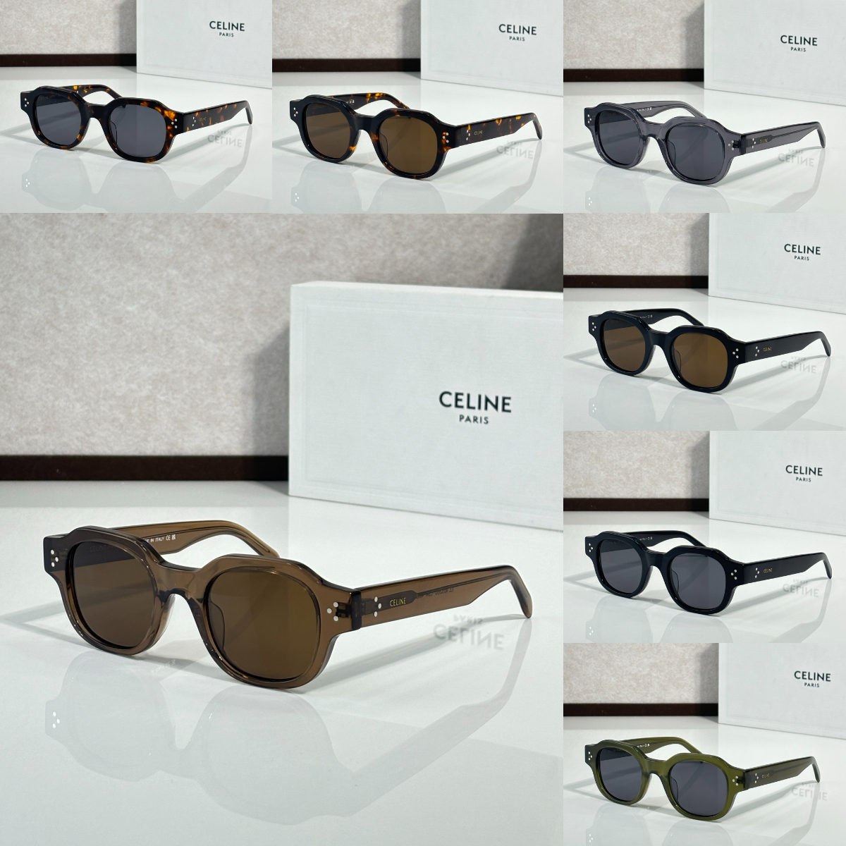 Sunglasses with the Box, CL40326U, S*C44 1741 1742 1743 1744 1745 1746 1747 - qinlai888