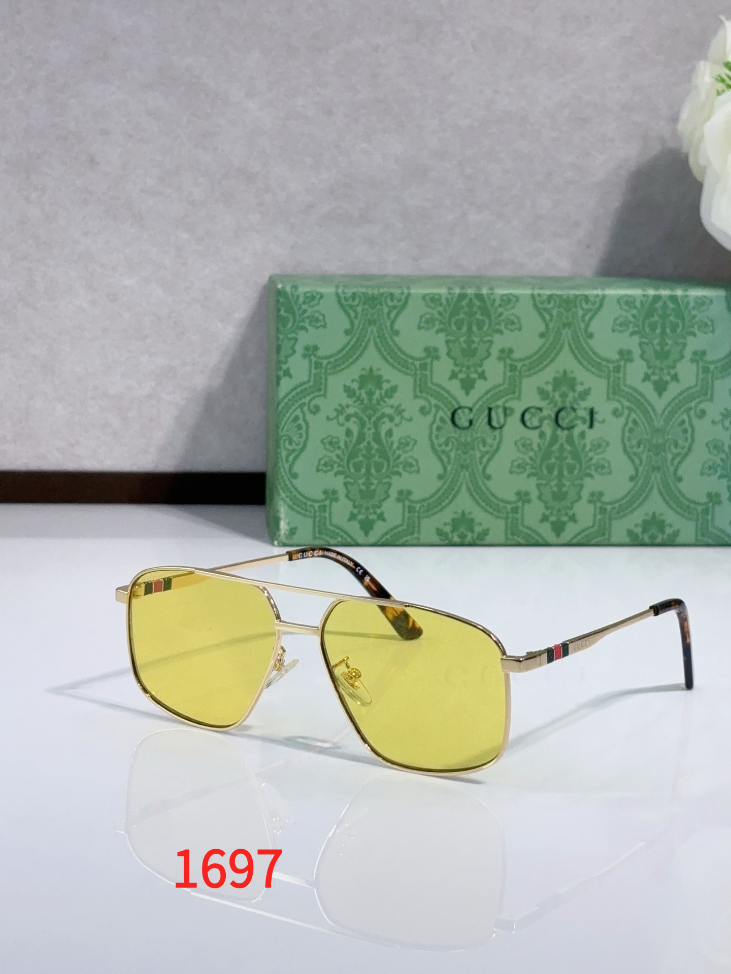 Sunglasses with the Box, GG1676S, SG45 1693 1694 1695 1696 1697 1698 - qinlai888