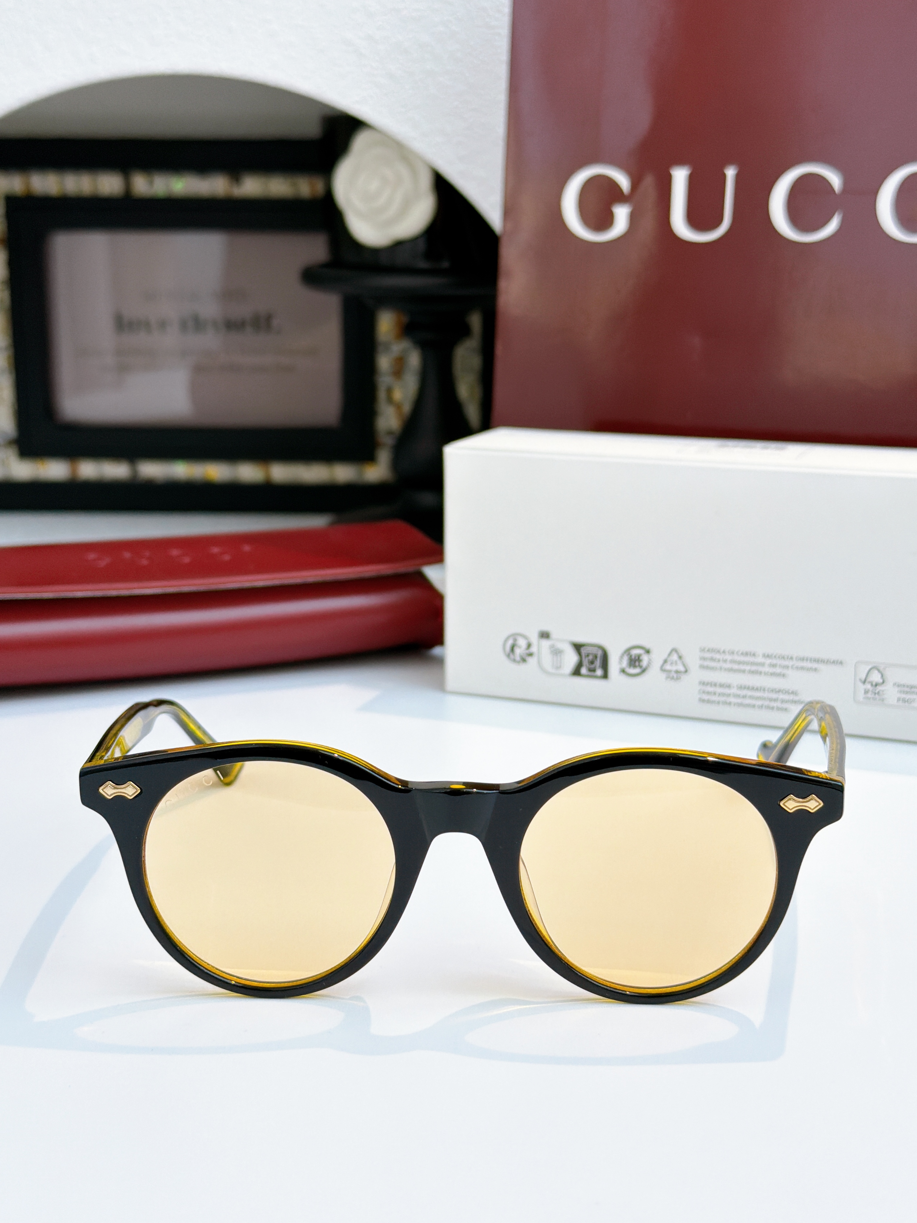 Sunglasses with the Box, GG0736S, SG43 1792 1793 1794 - qinlai888