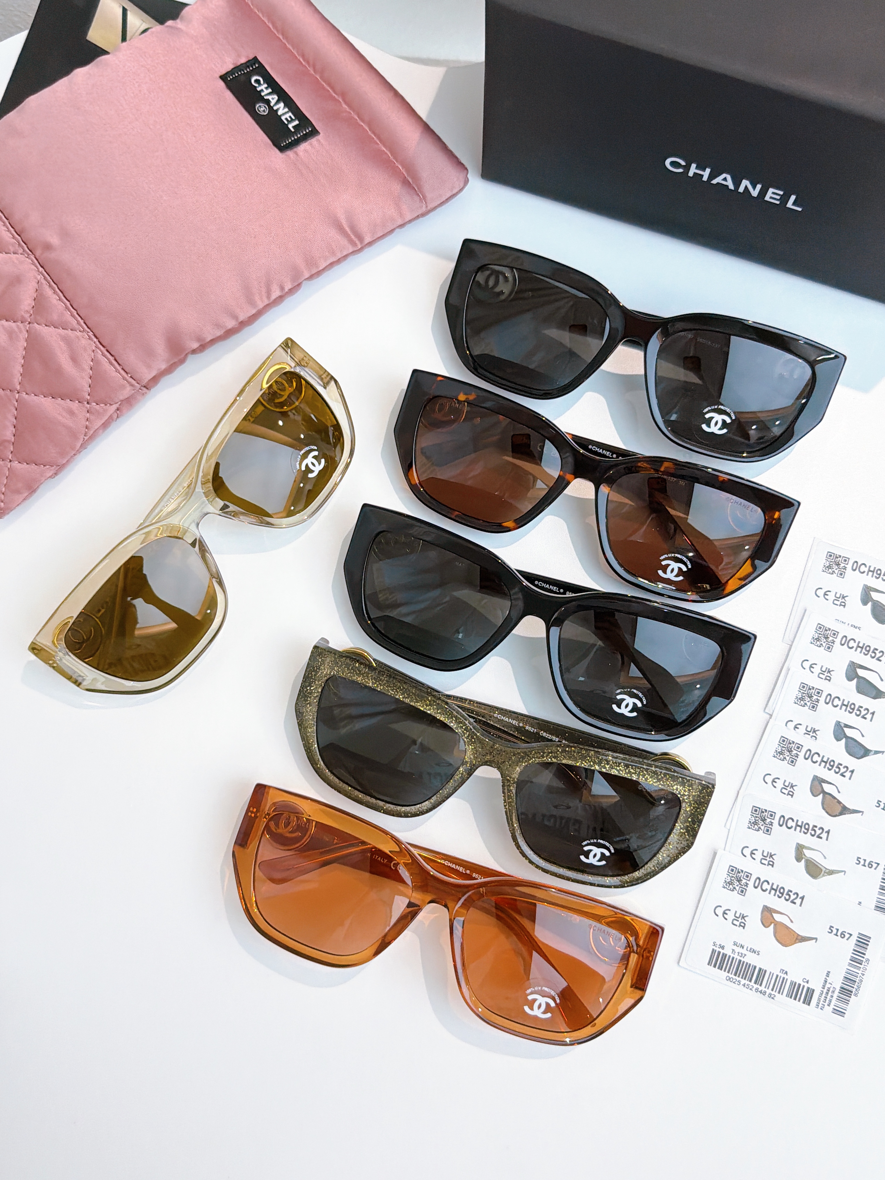 Sunglasses with the Box, 9521, SC55 1764 1765 1766 1767 1768 1769 - qinlai888