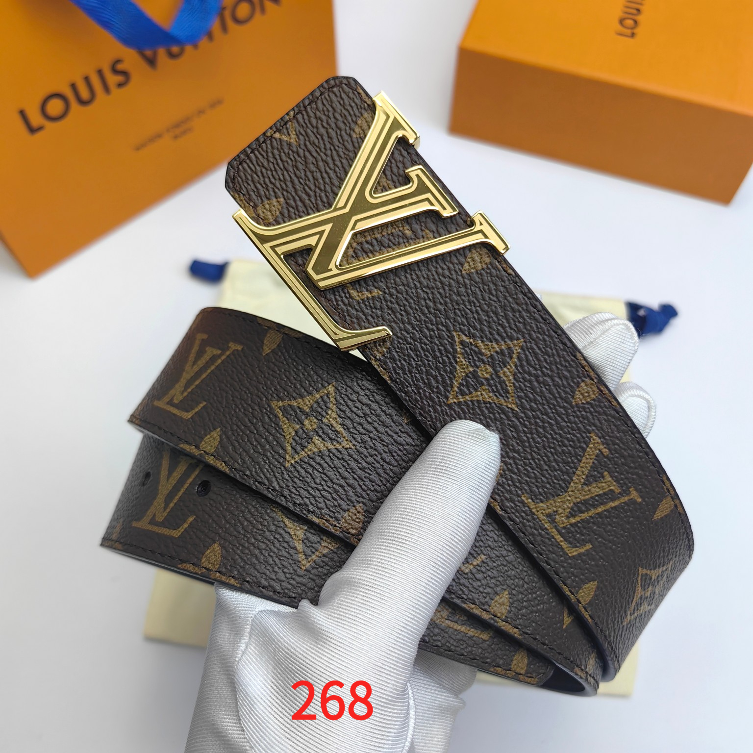 AAAA quality belt, 4.0cm wide, without box, LB71 268 269 270 271 272 273 - qinlai888