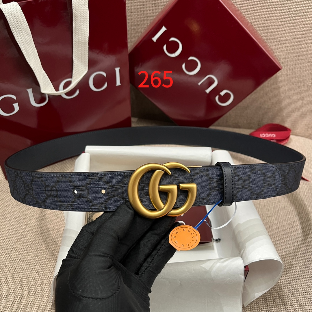 AAAA quality belt, 3.7cm wide, without box, GB71 264 265 266 - qinlai888