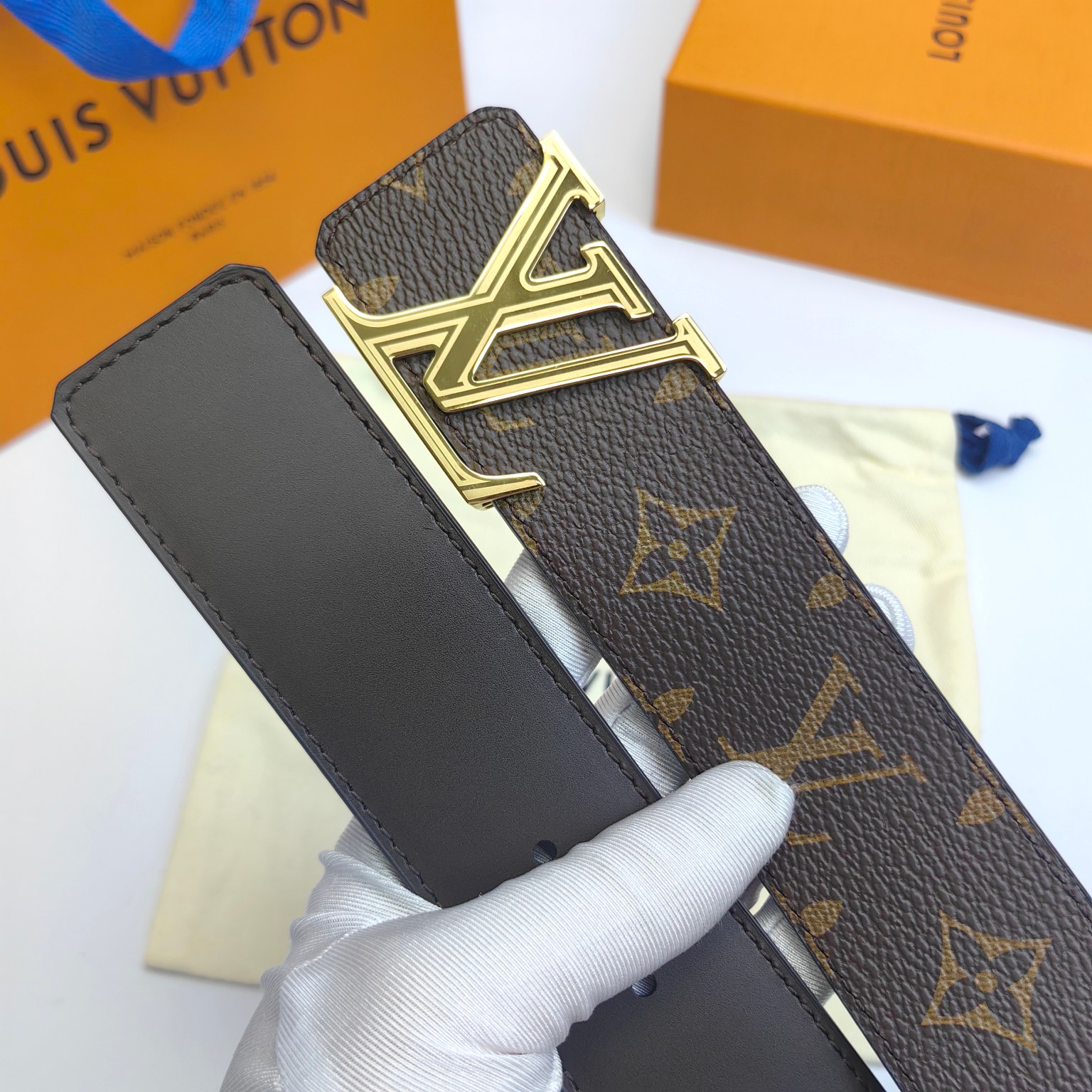 AAAA quality belt, 4.0cm wide, without box, LB71 268 269 270 271 272 273 - qinlai888