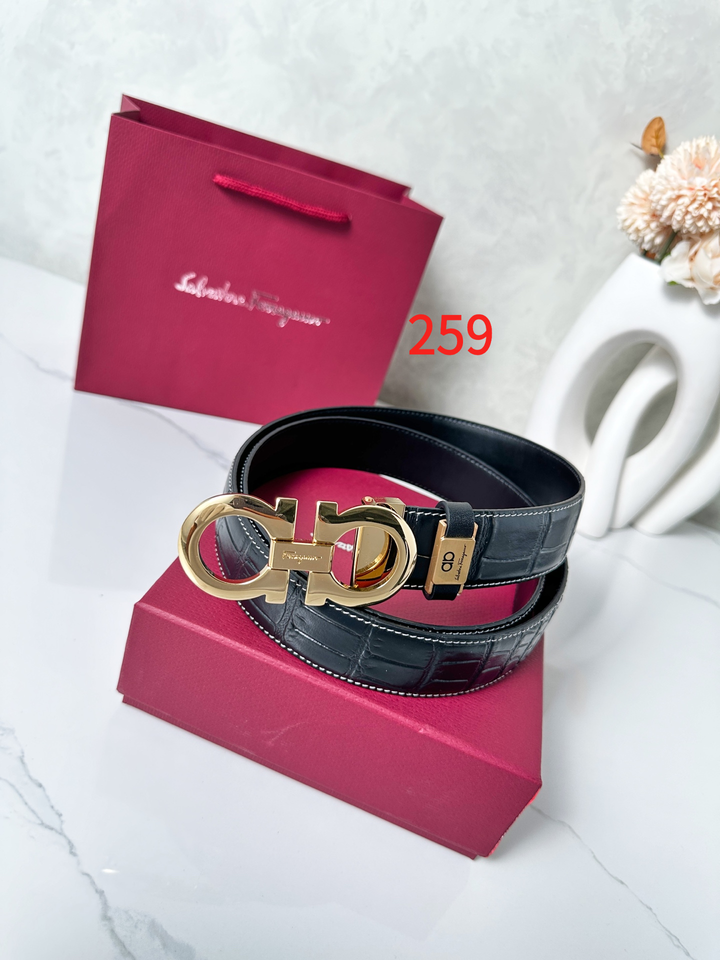 Other AAAA quality belt, 3.5cm wide, without box, FB71 258 259 - qinlai888