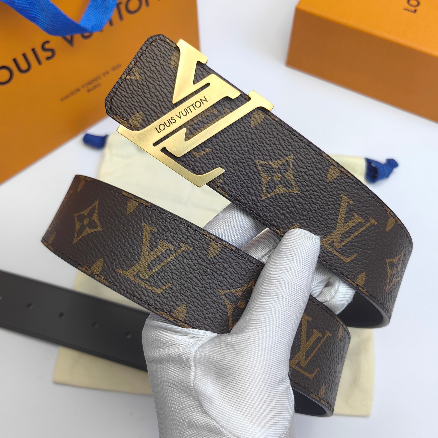 AAAA quality belt, 4.0cm wide, without box, LB71 268 269 270 271 272 273 - qinlai888