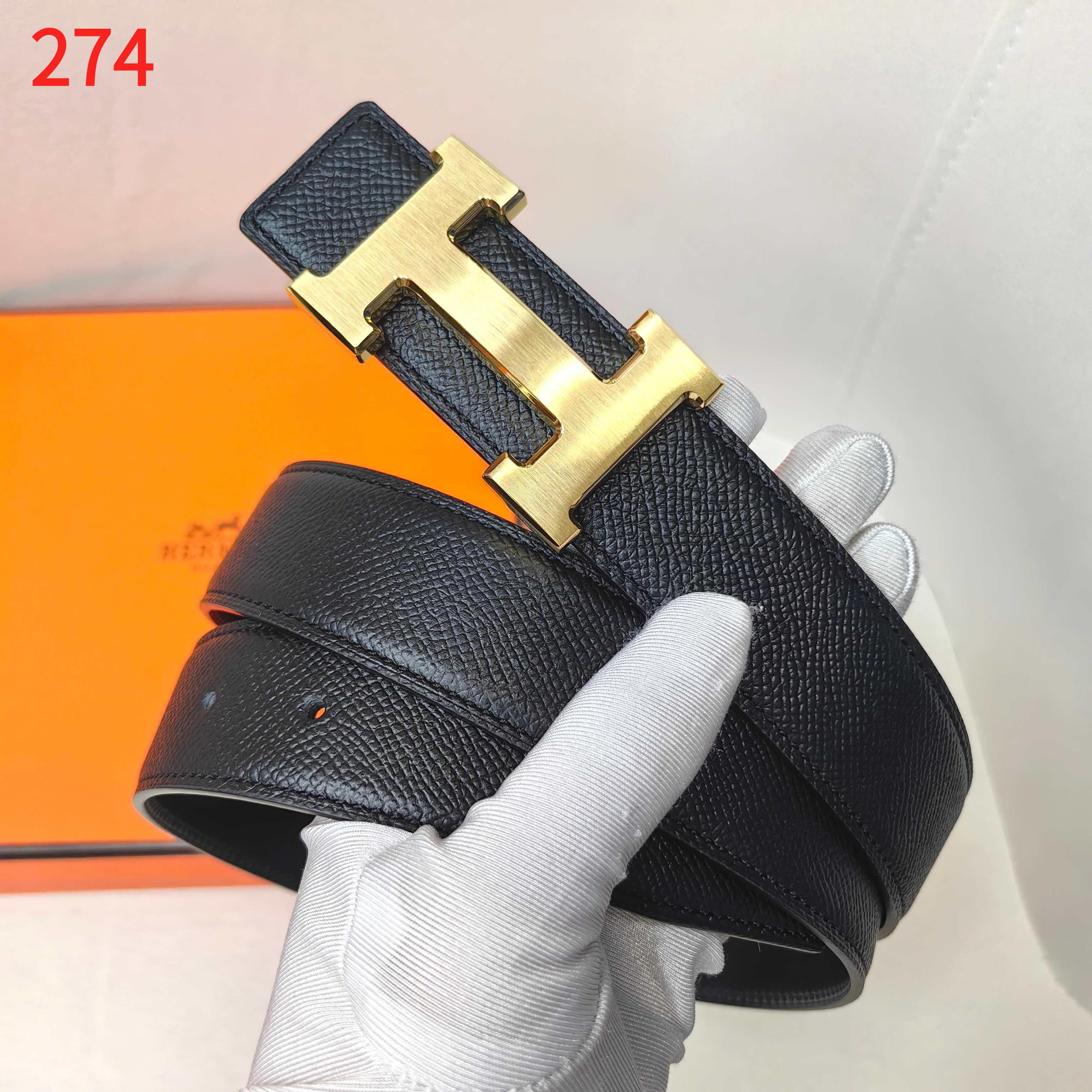 AAAA quality belt, 3.2cm wide, without box, HB71 274 275 276 - qinlai888