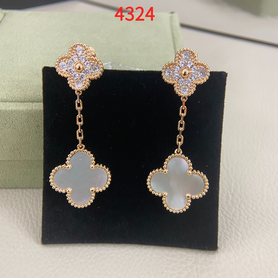 Earring jewelry, no box, J*V25 4322 4323 4324 4325 4326 4327 - qinlai888