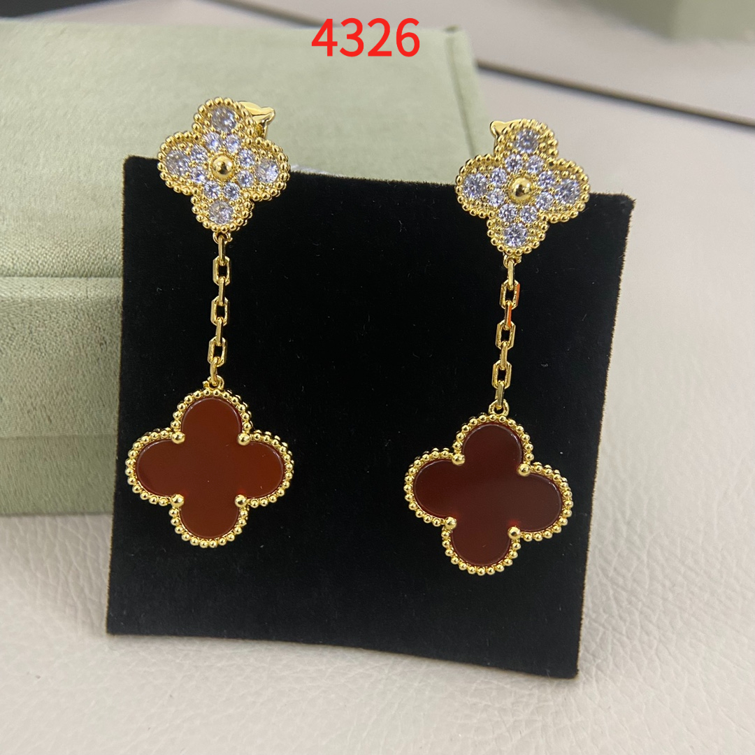 Earring jewelry, no box, J*V25 4322 4323 4324 4325 4326 4327 - qinlai888