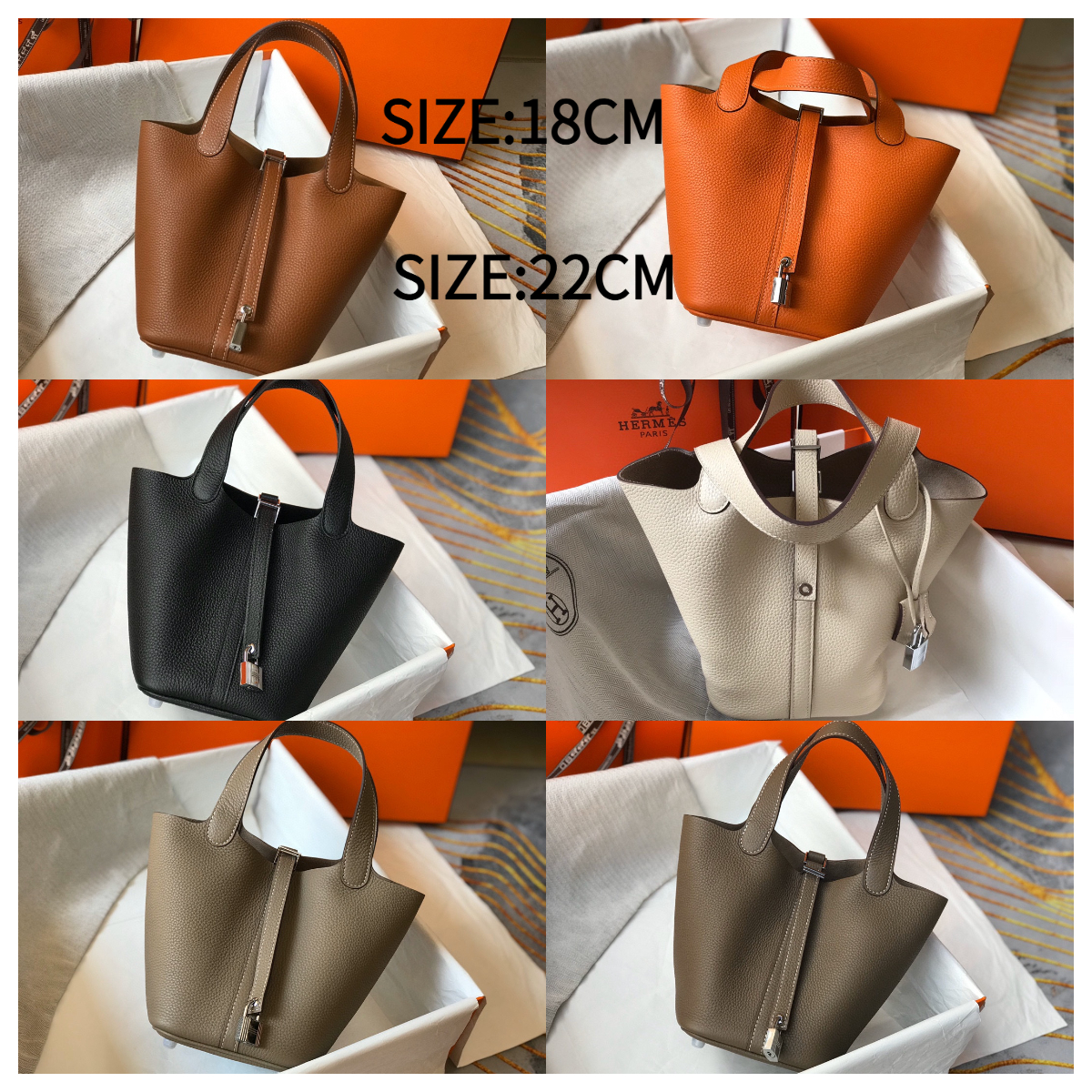 AAA Quality Bag, No Box, Size: 18cm, BH144 565 566 567 568 569 570 Size: 20cm, BH145 571 572 573 574 575 576 - qinlai888