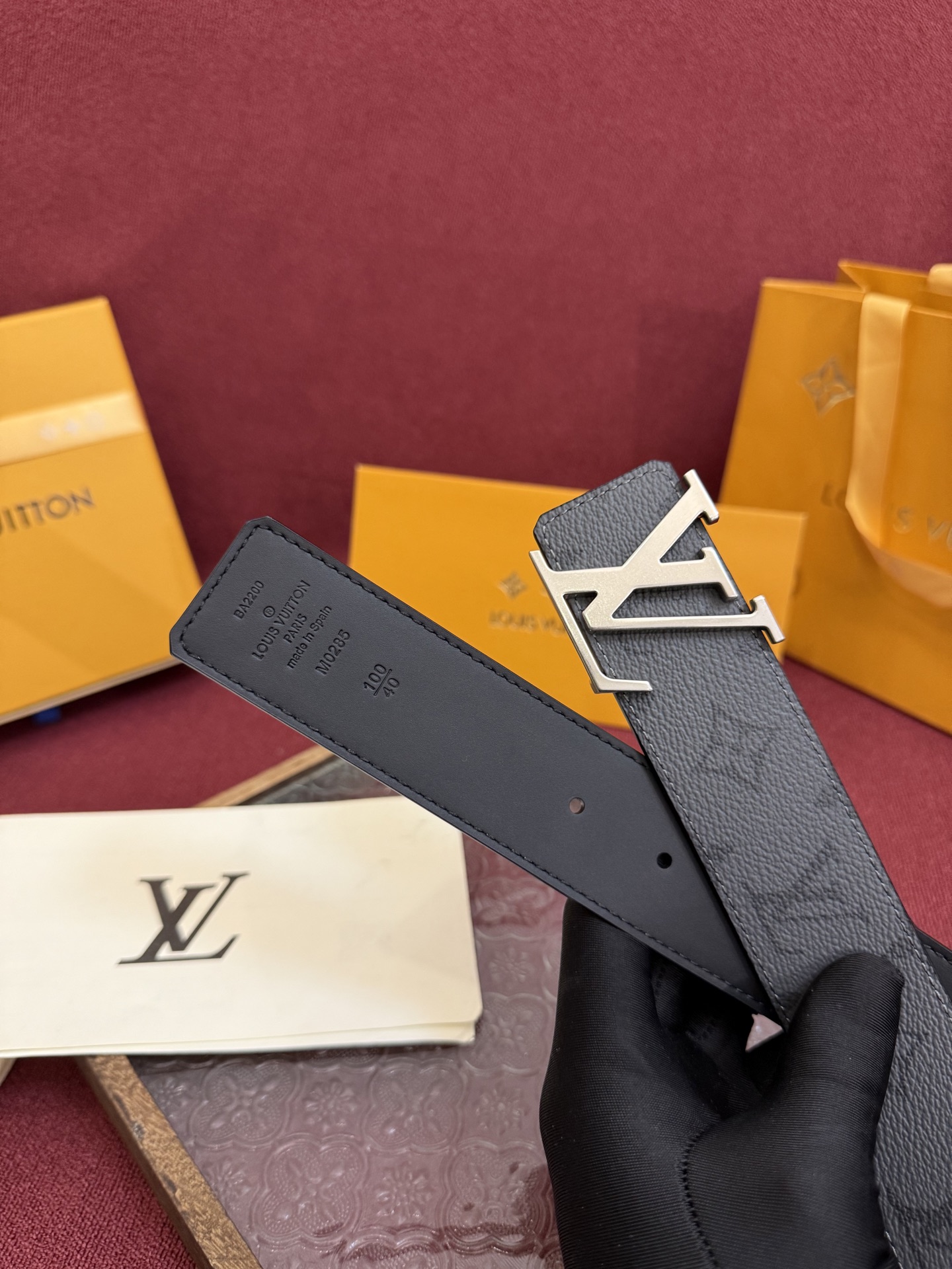 AAAA quality belt, 4.0cm wide, without box, LB60 287 288 - qinlai888