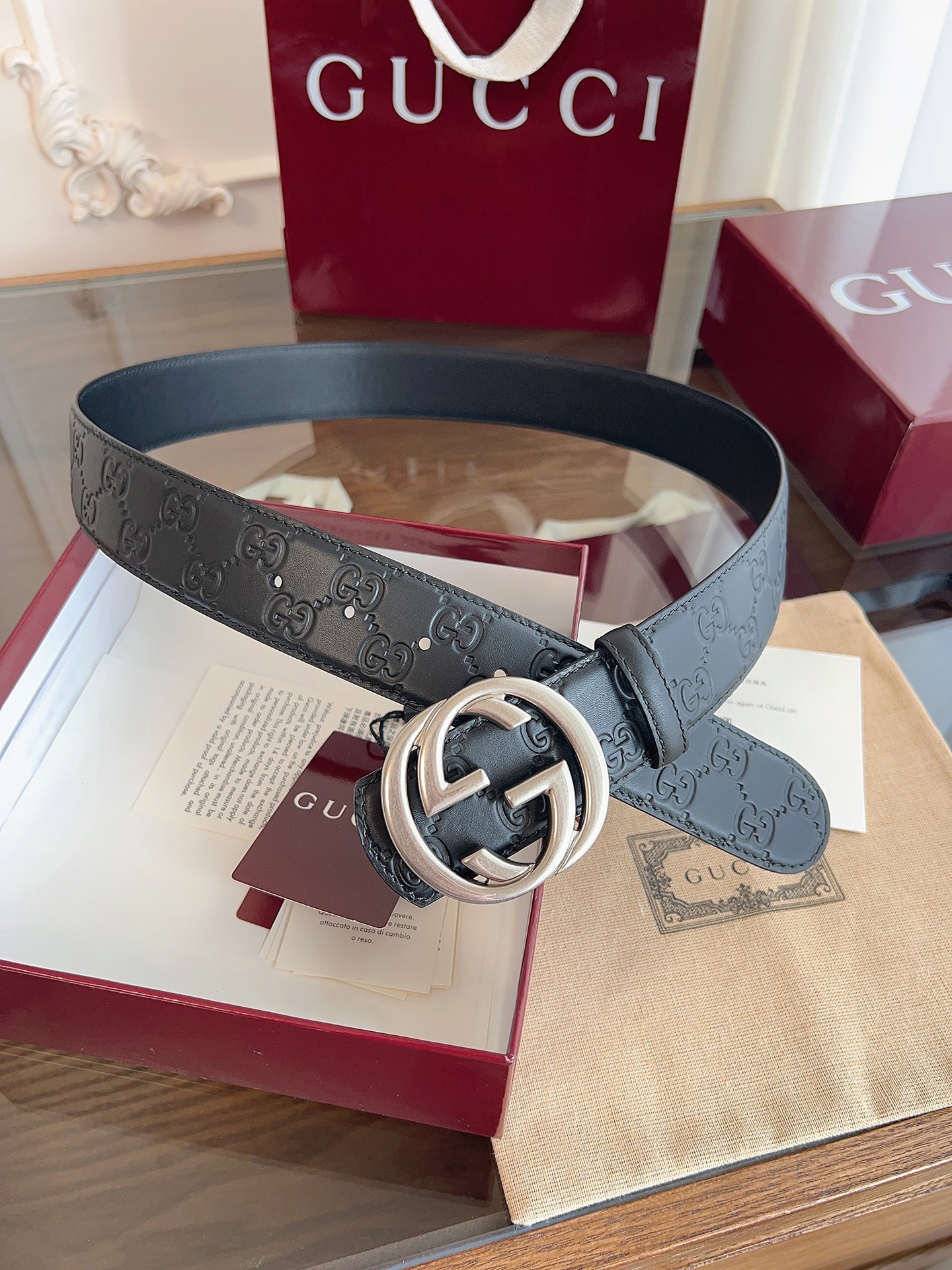 AAAA quality belt, 4.0cm wide, without box, GB60 365 - qinlai888